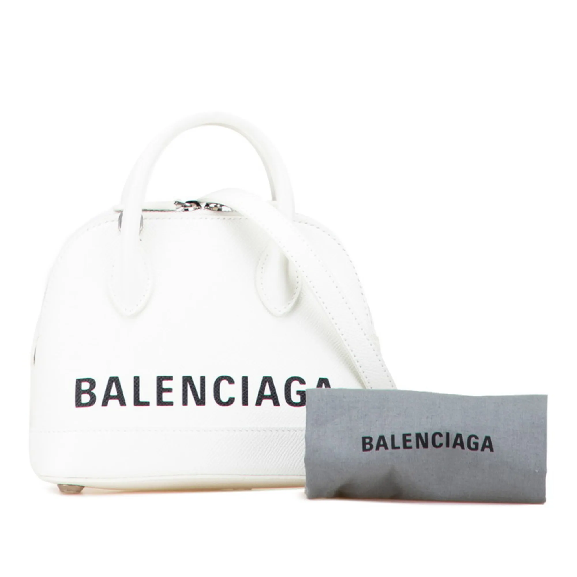 BALENCIAGA Black Leather Shoulder Bag