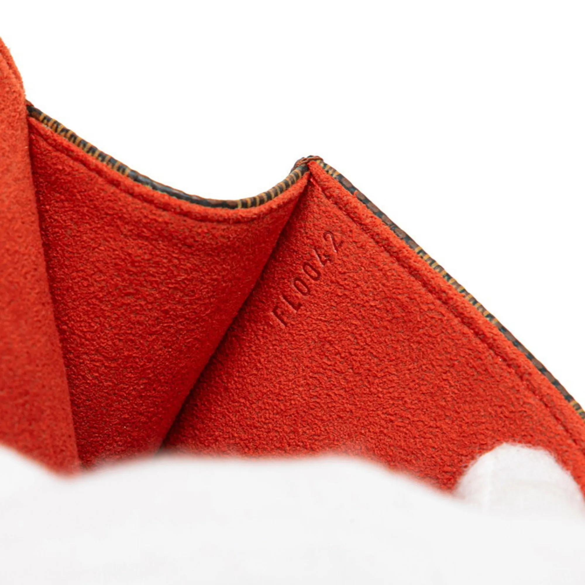 LOUIS VUITTON Brown Damier Leather Hobo Bag