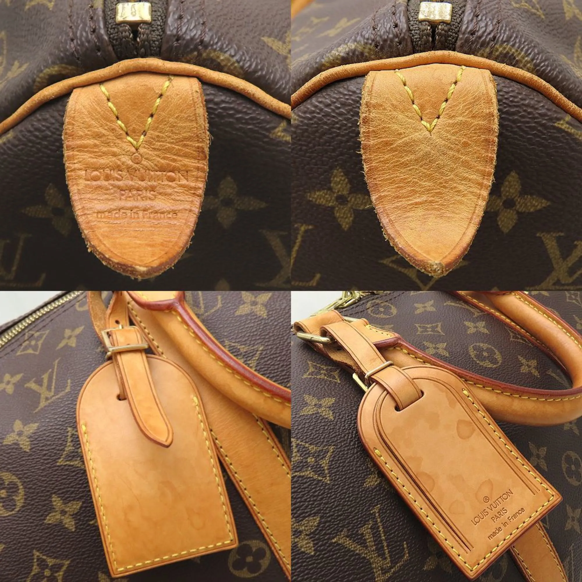 LOUIS VUITTON Brown Monogram Boston Bag