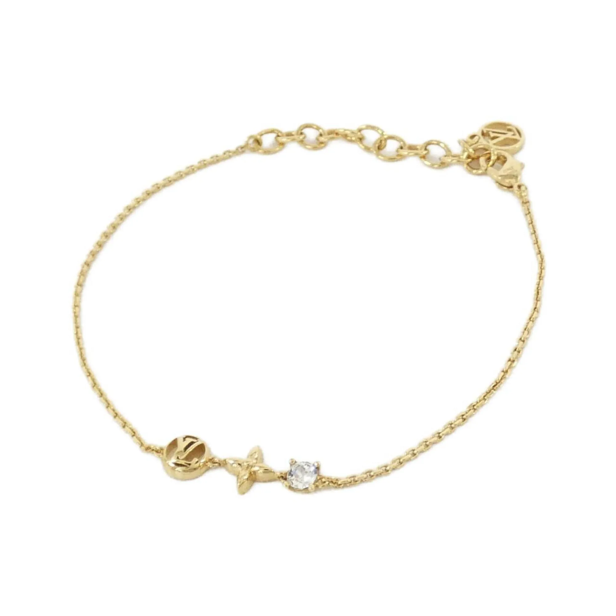 LOUIS VUITTON Gold Charm Bracelet