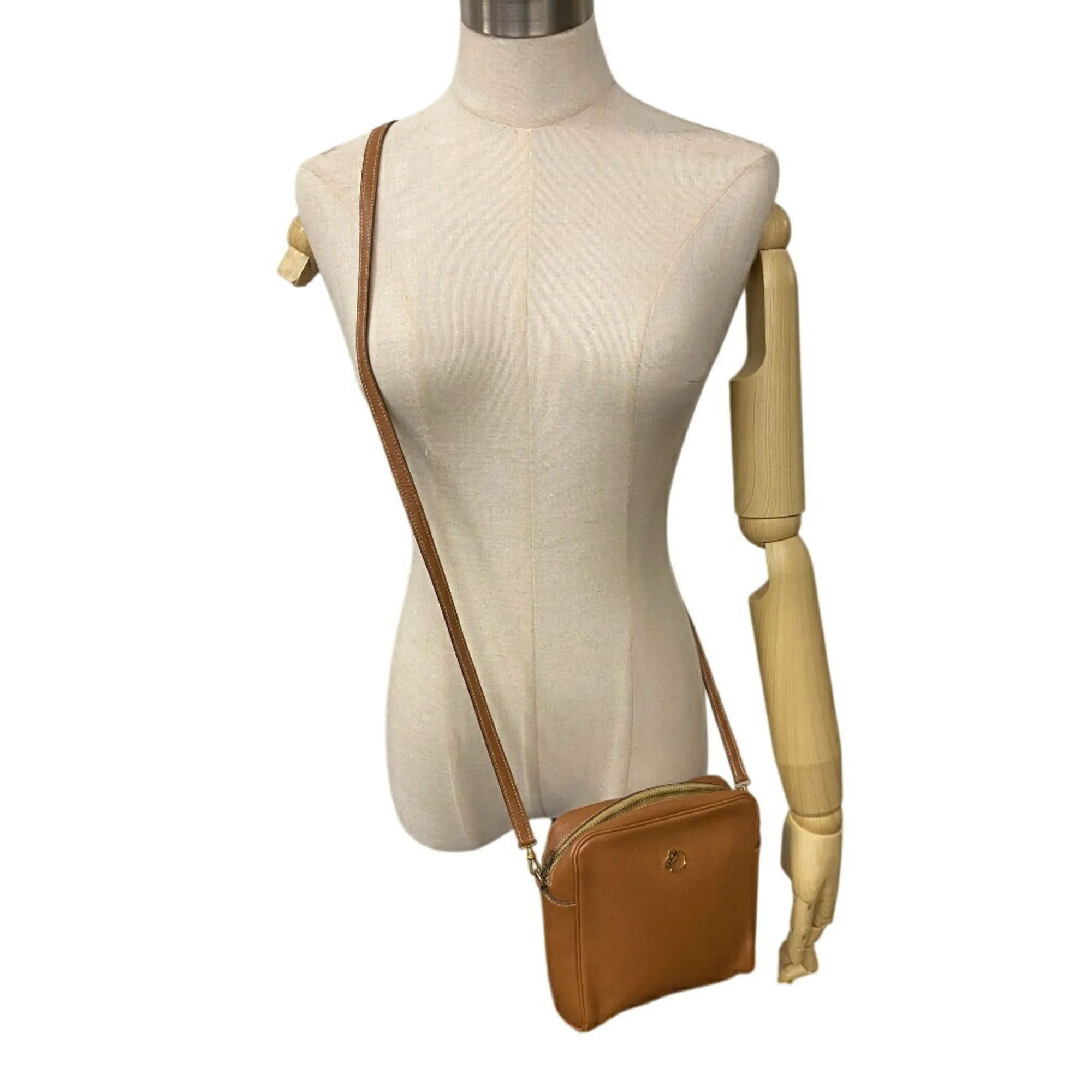 HERMES Brown Shoulder Bag