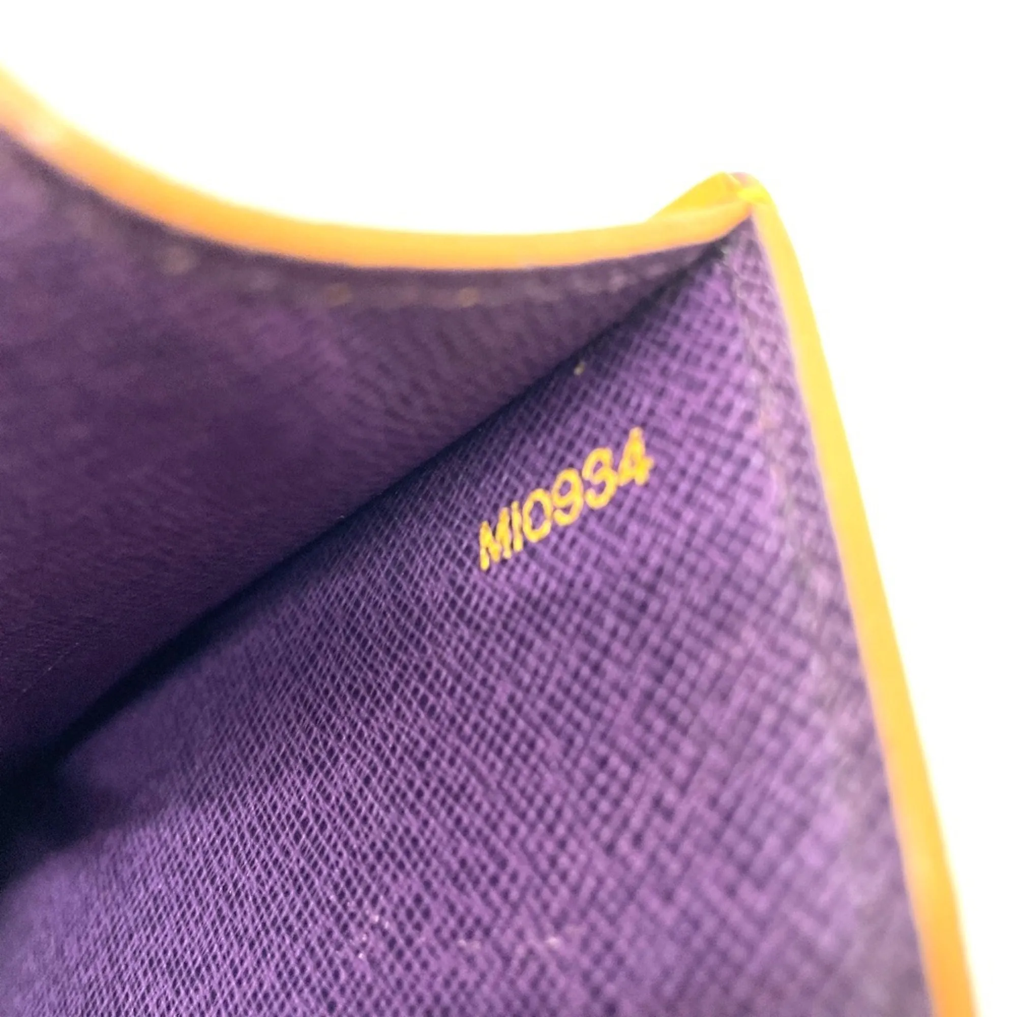 LOUIS VUITTON Yellow Leather Bag