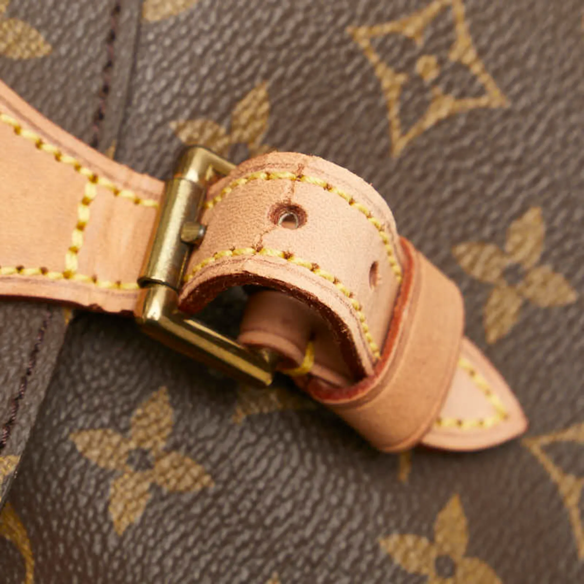LOUIS VUITTON Brown Monogram Leather Shoulder Bag