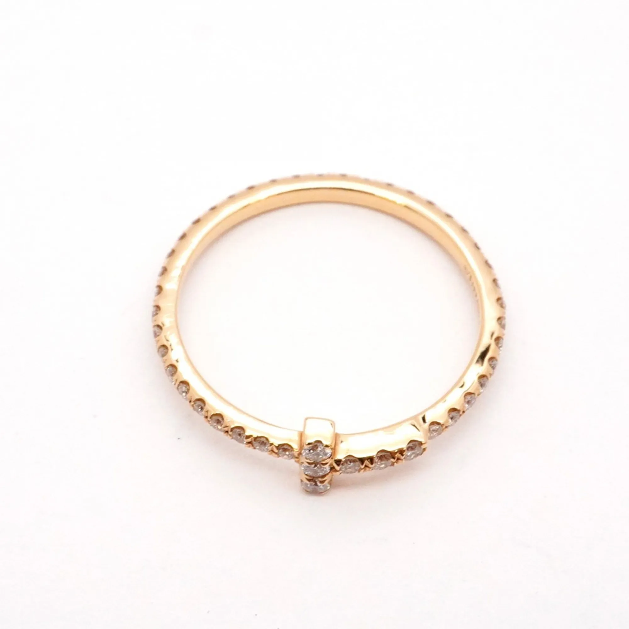 TIFFANY & CO. 18k Gold Diamond Ring