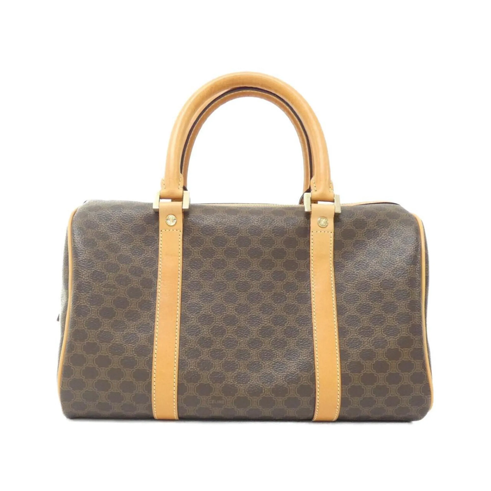 CELINE Brown Boston Bag