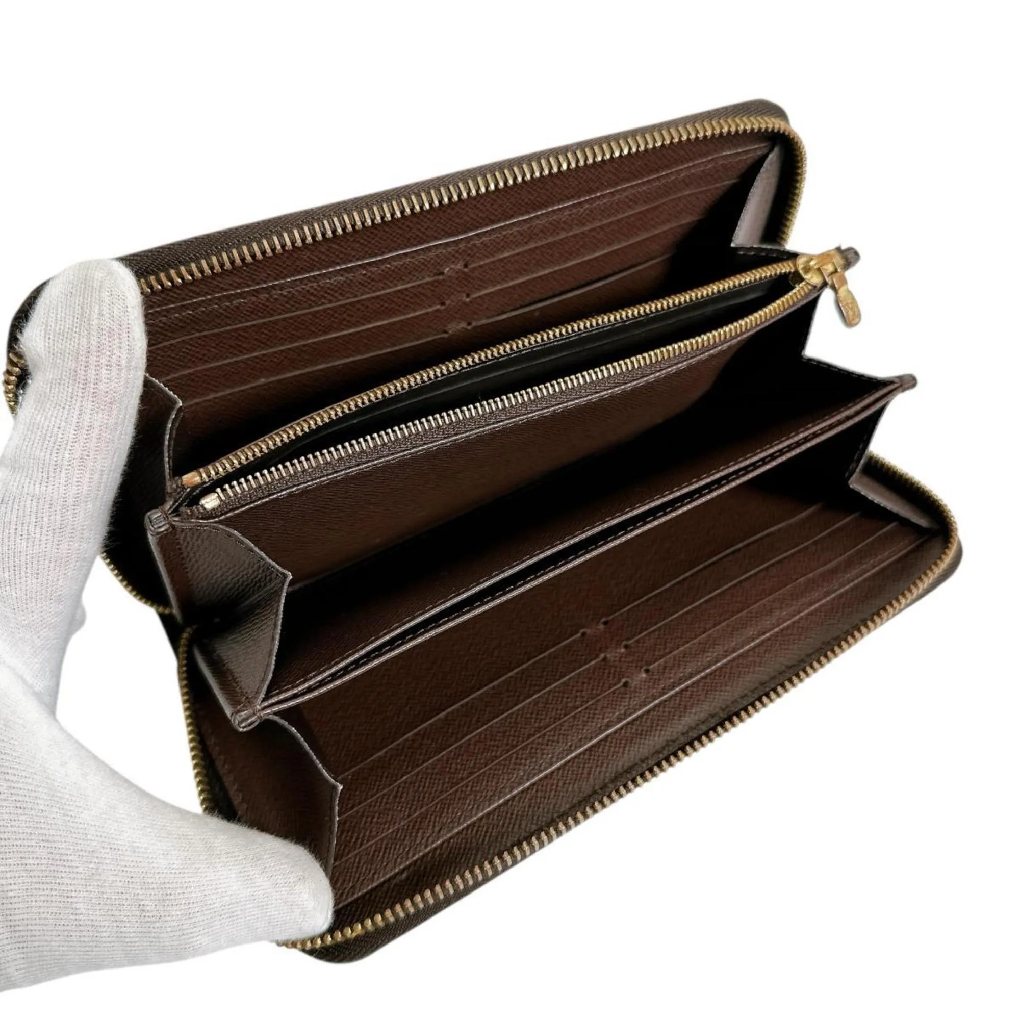 LOUIS VUITTON Brown Damier Wallet