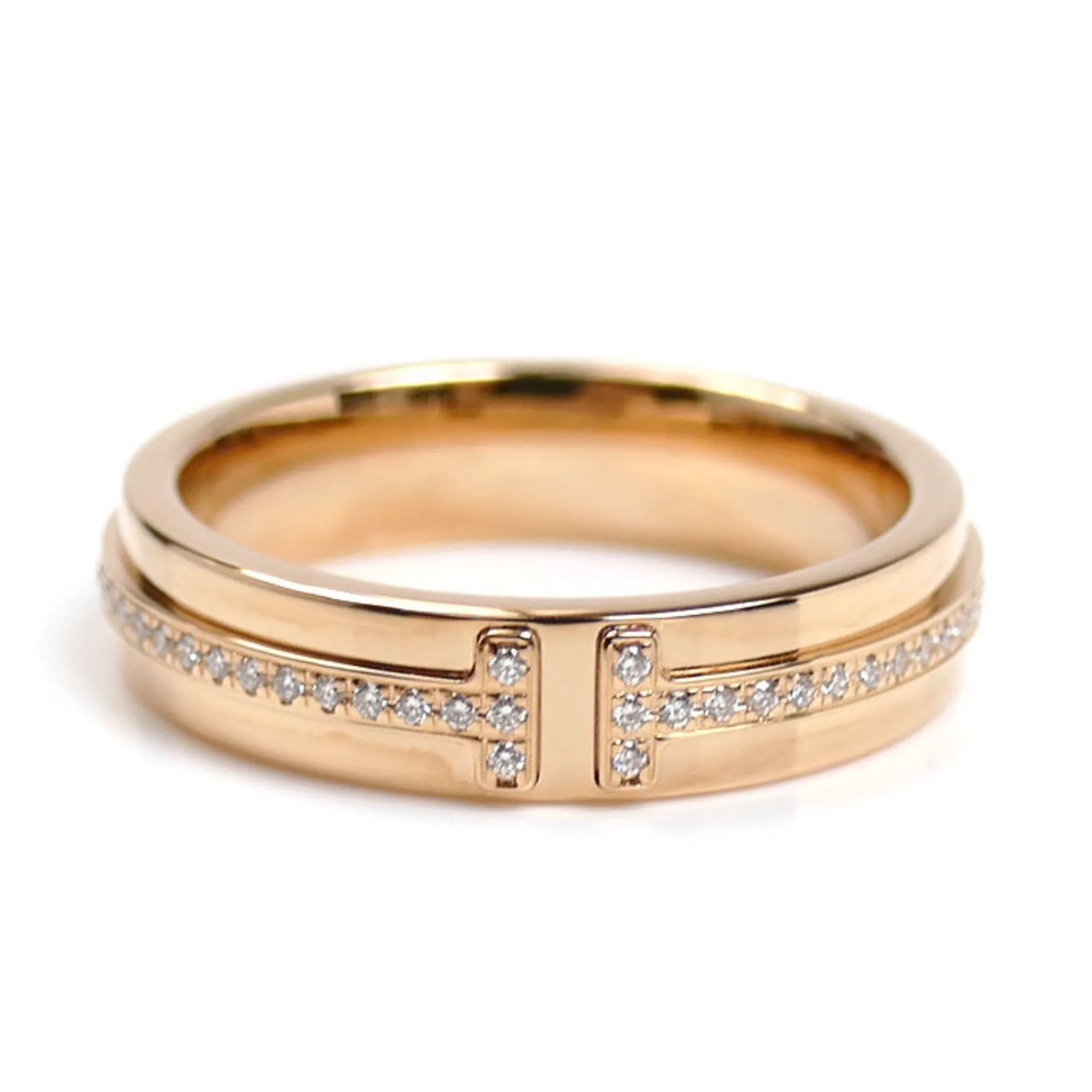 TIFFANY & CO. 18k Gold Diamond Ring