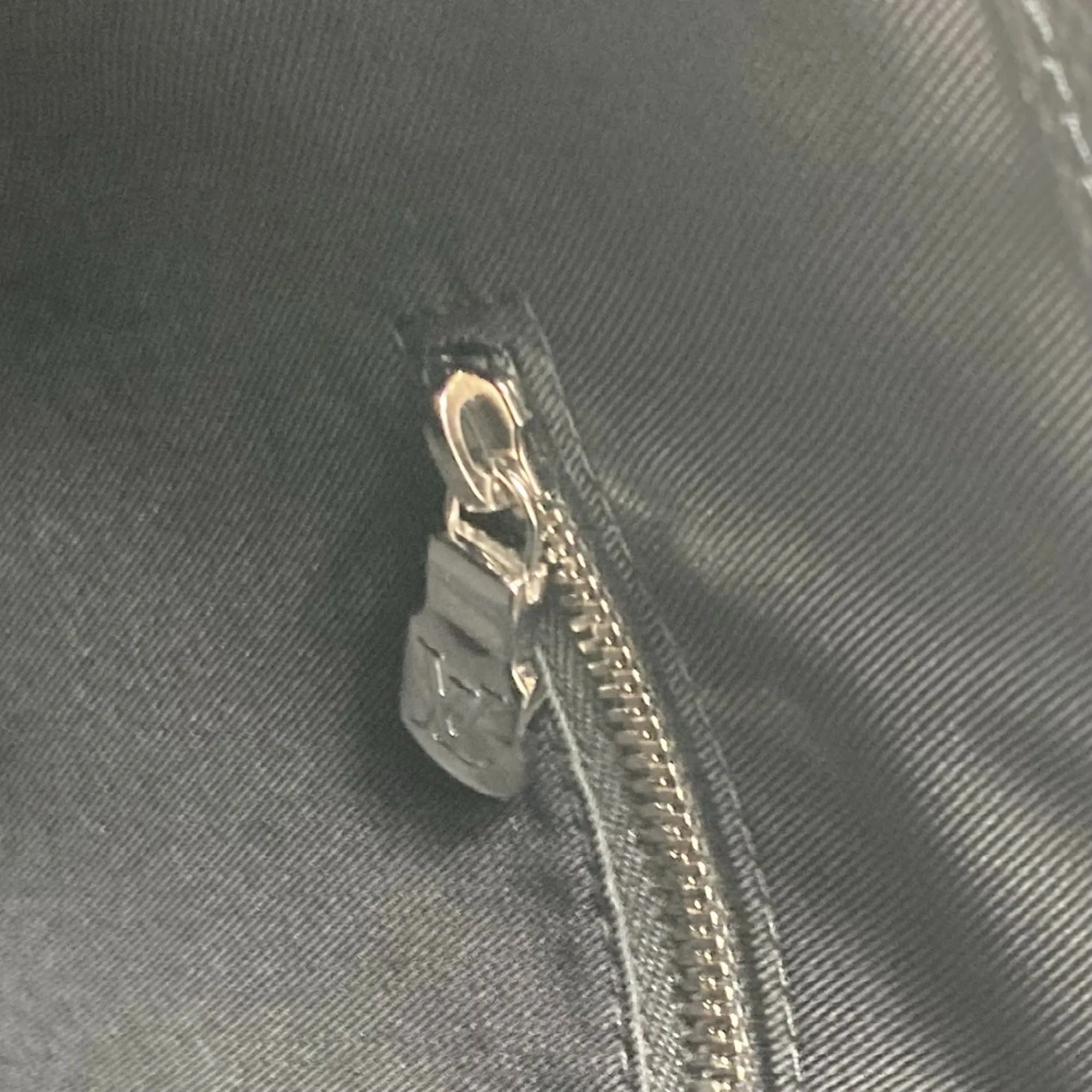 LOUIS VUITTON Black Monogram Leather Shoulder Bag