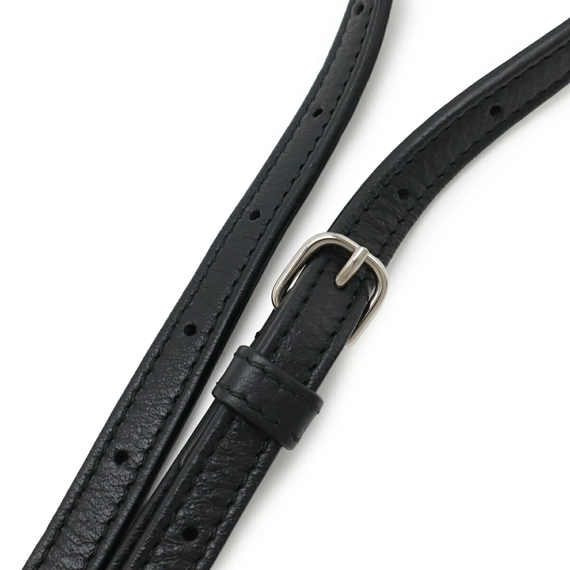 BALENCIAGA Black Leather Shoulder Bag