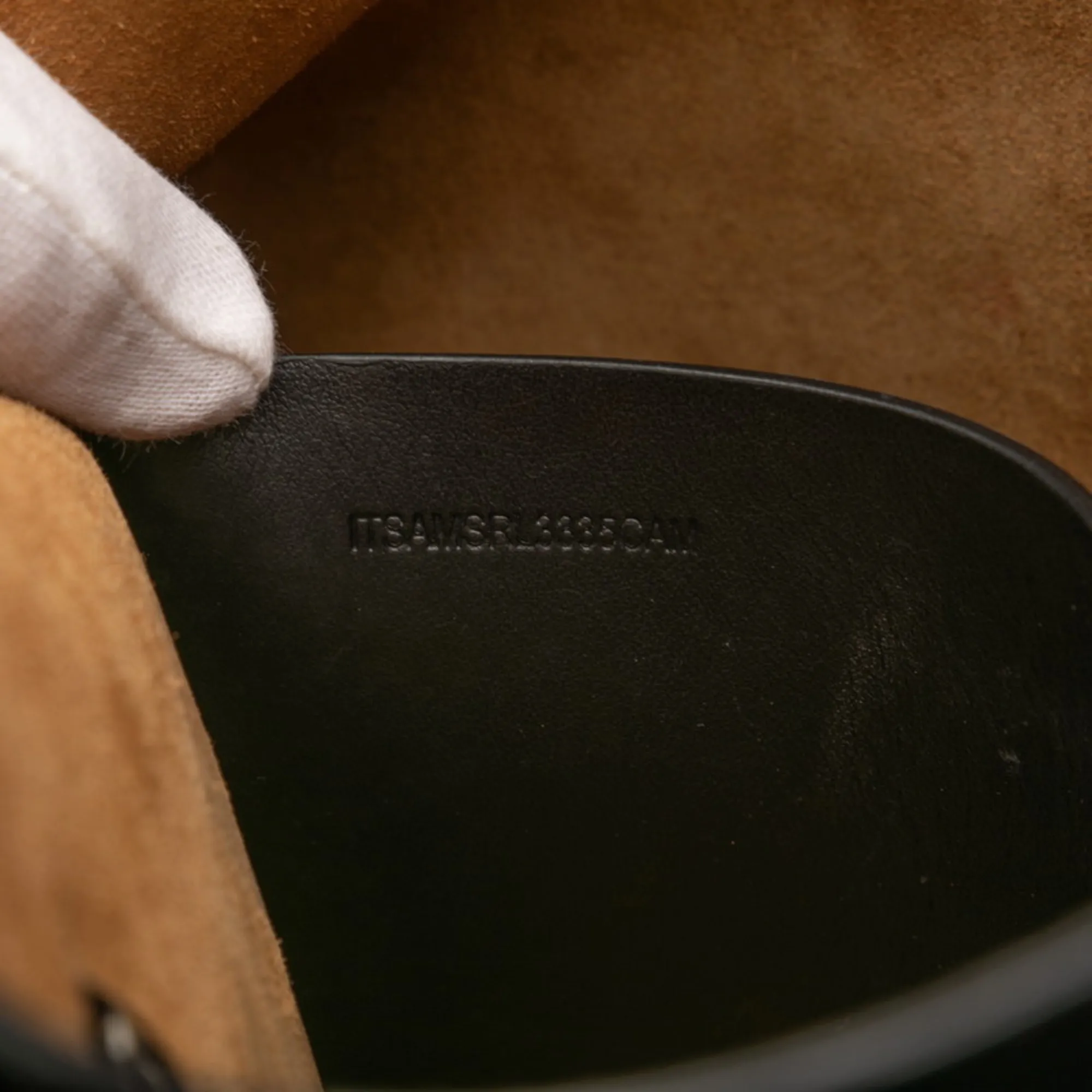 BURBERRY Black Leather Shoulder Bag