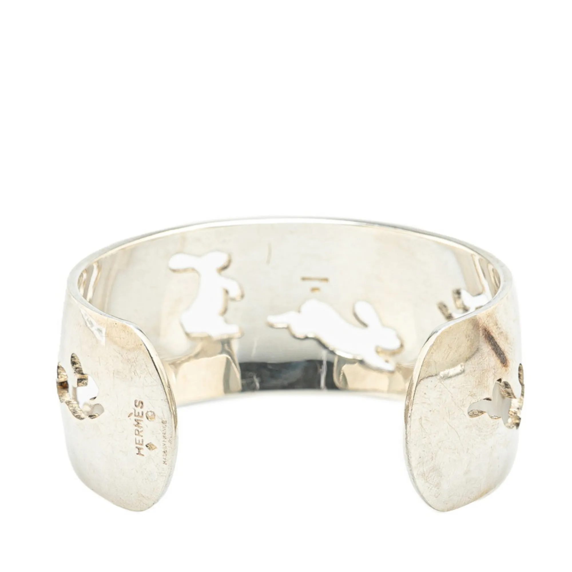 HERMES Silver Bracelet