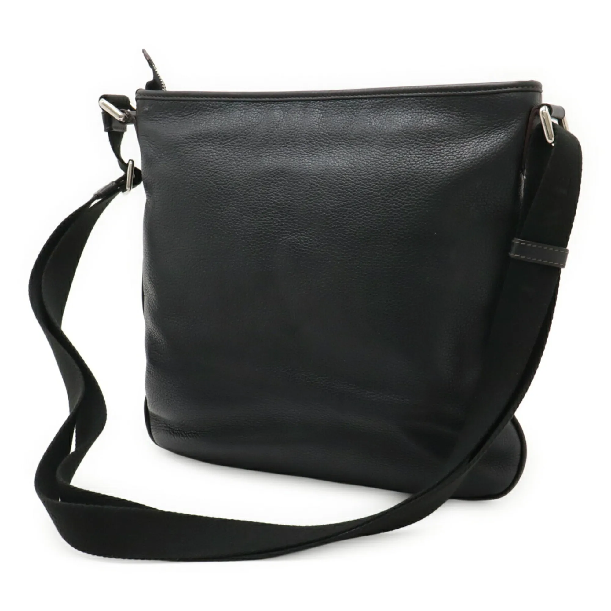 LOEWE Black Leather Shoulder Bag
