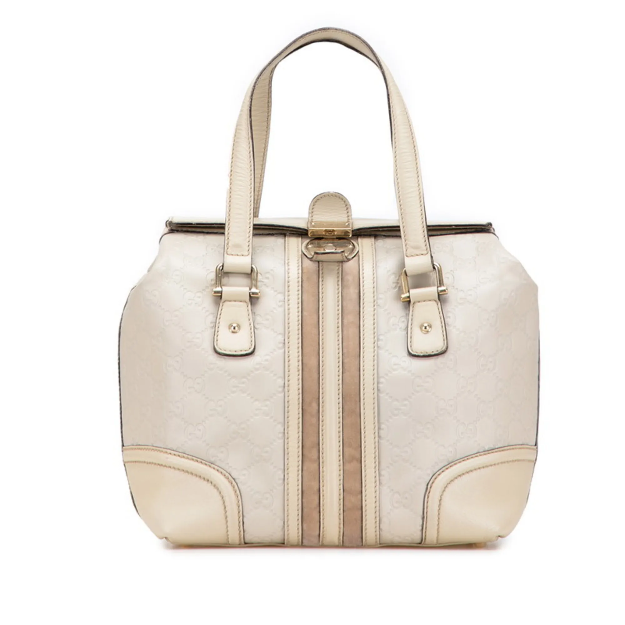 GUCCI Cream Leather Bag