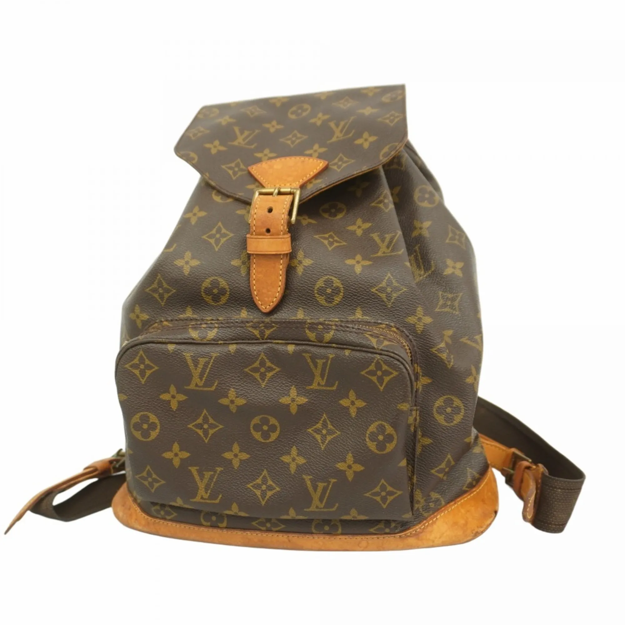LOUIS VUITTON Brown Monogram Backpack