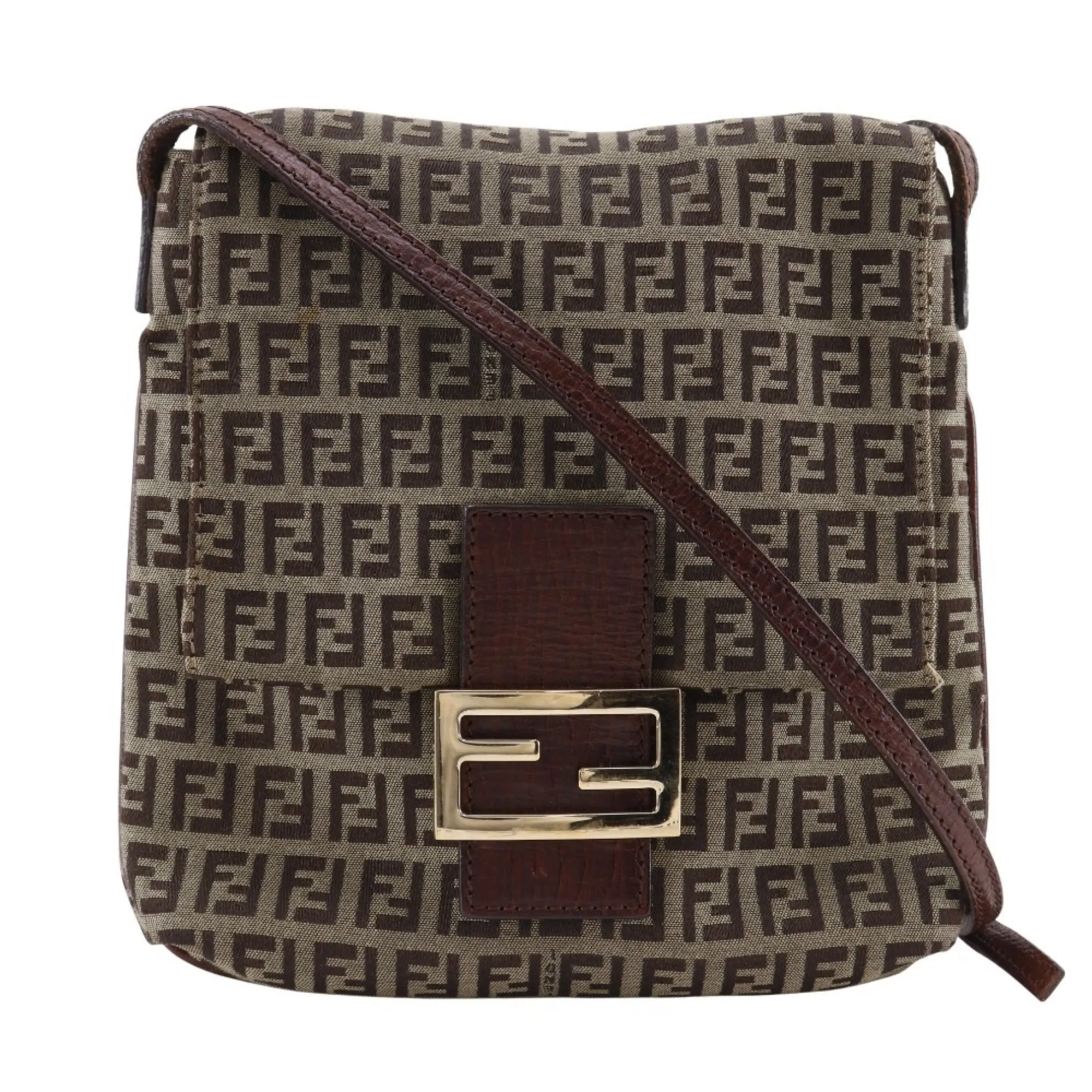 FENDI Brown Shoulder Bag
