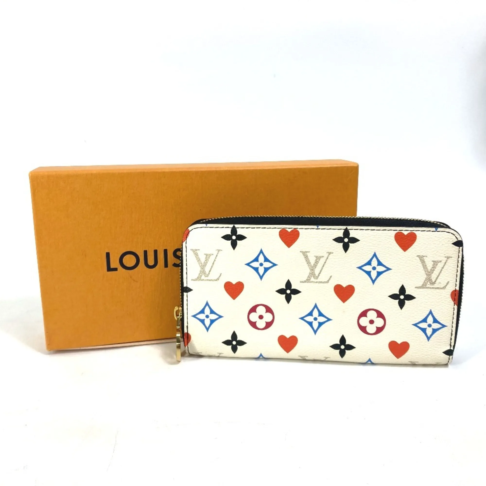LOUIS VUITTON White Monogram Wallet