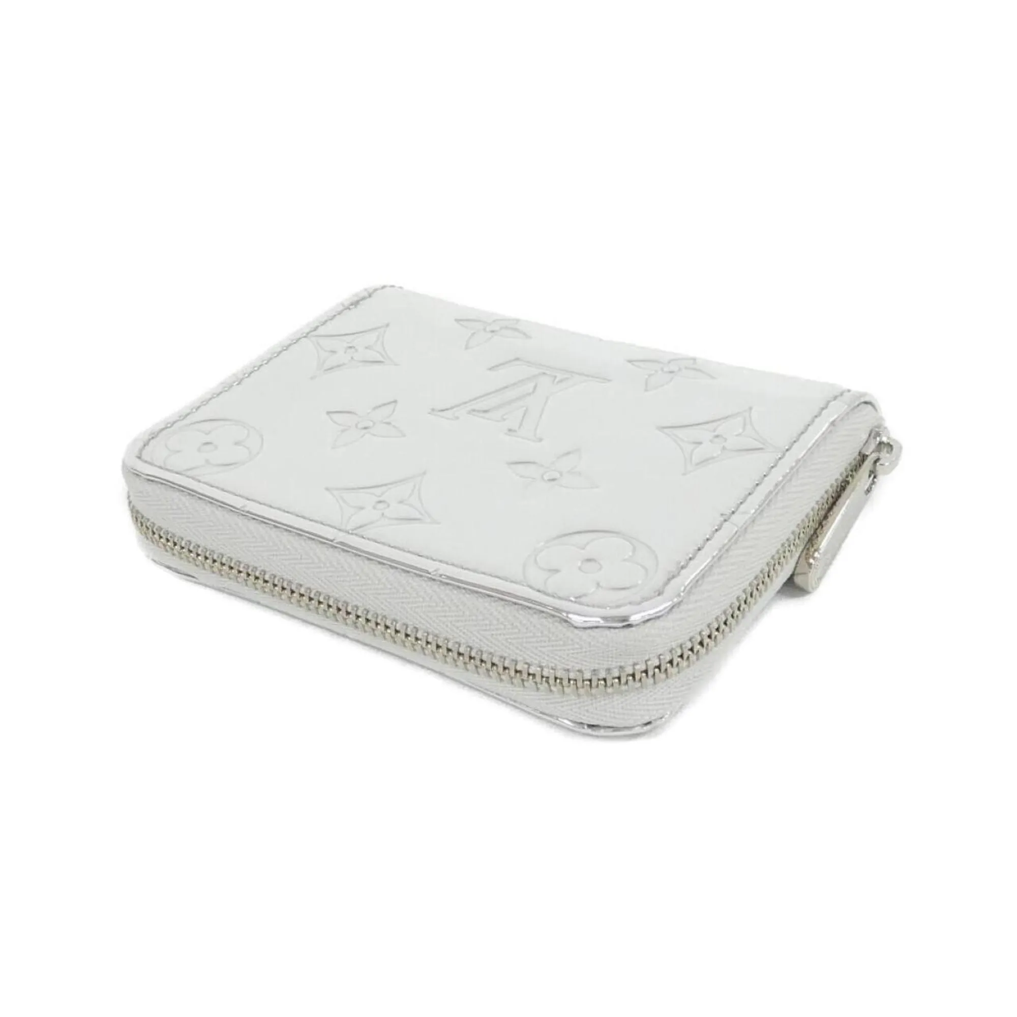 LOUIS VUITTON Silver Monogram Wallet