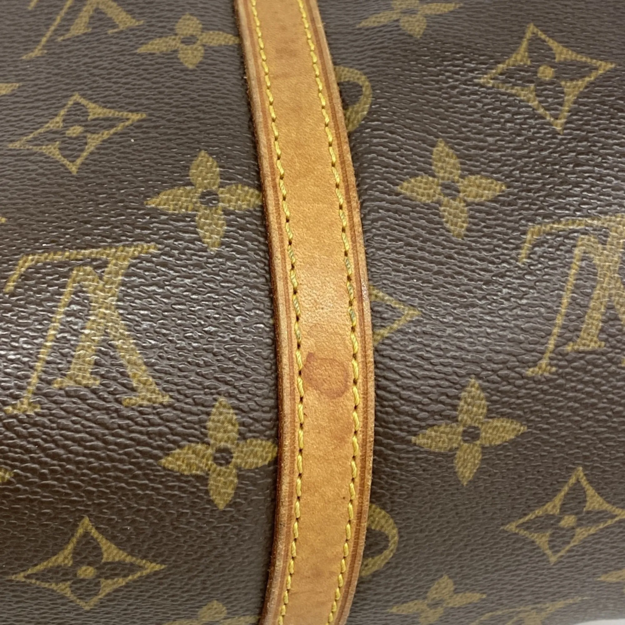 LOUIS VUITTON Brown Monogram Pouch