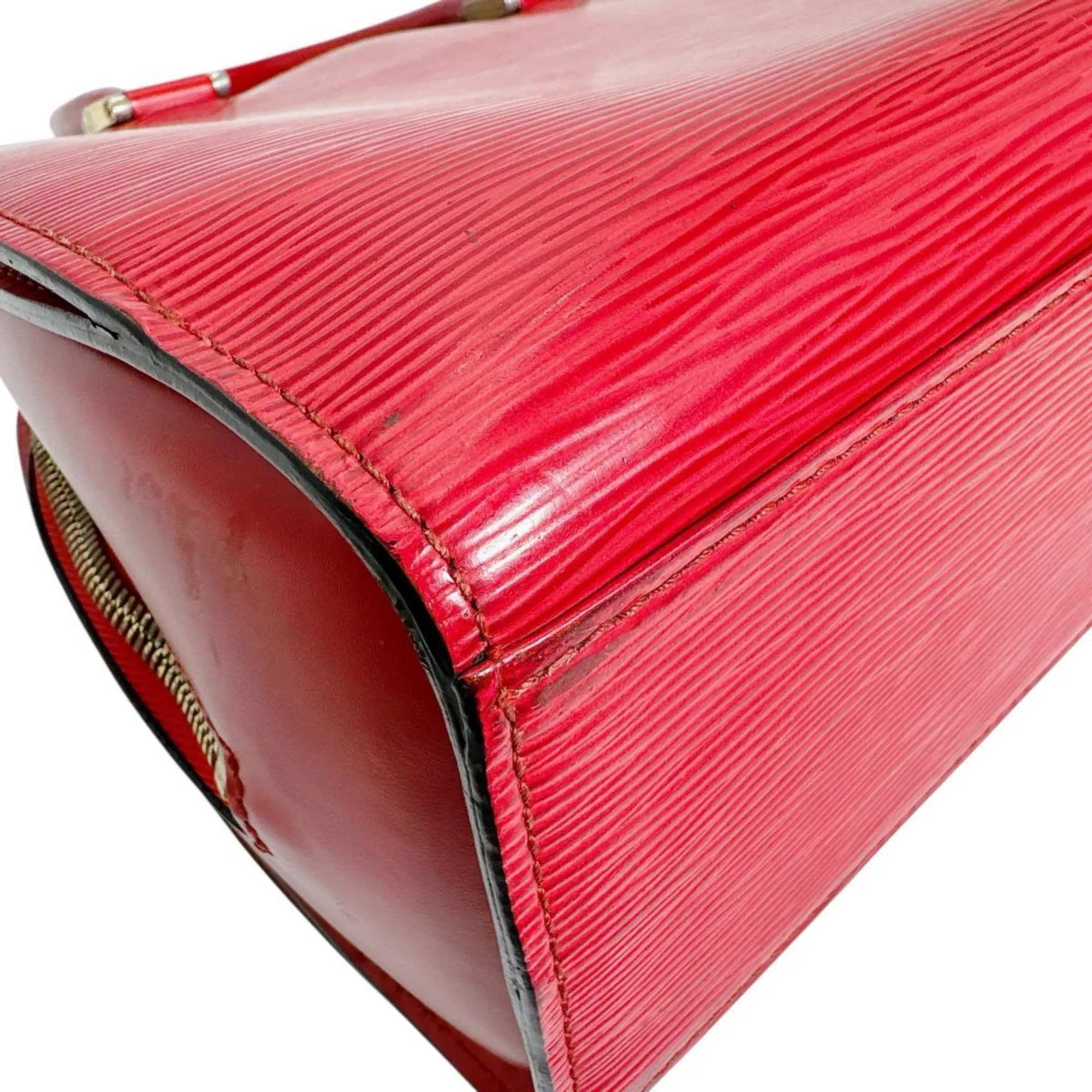 LOUIS VUITTON Red Leather Bag