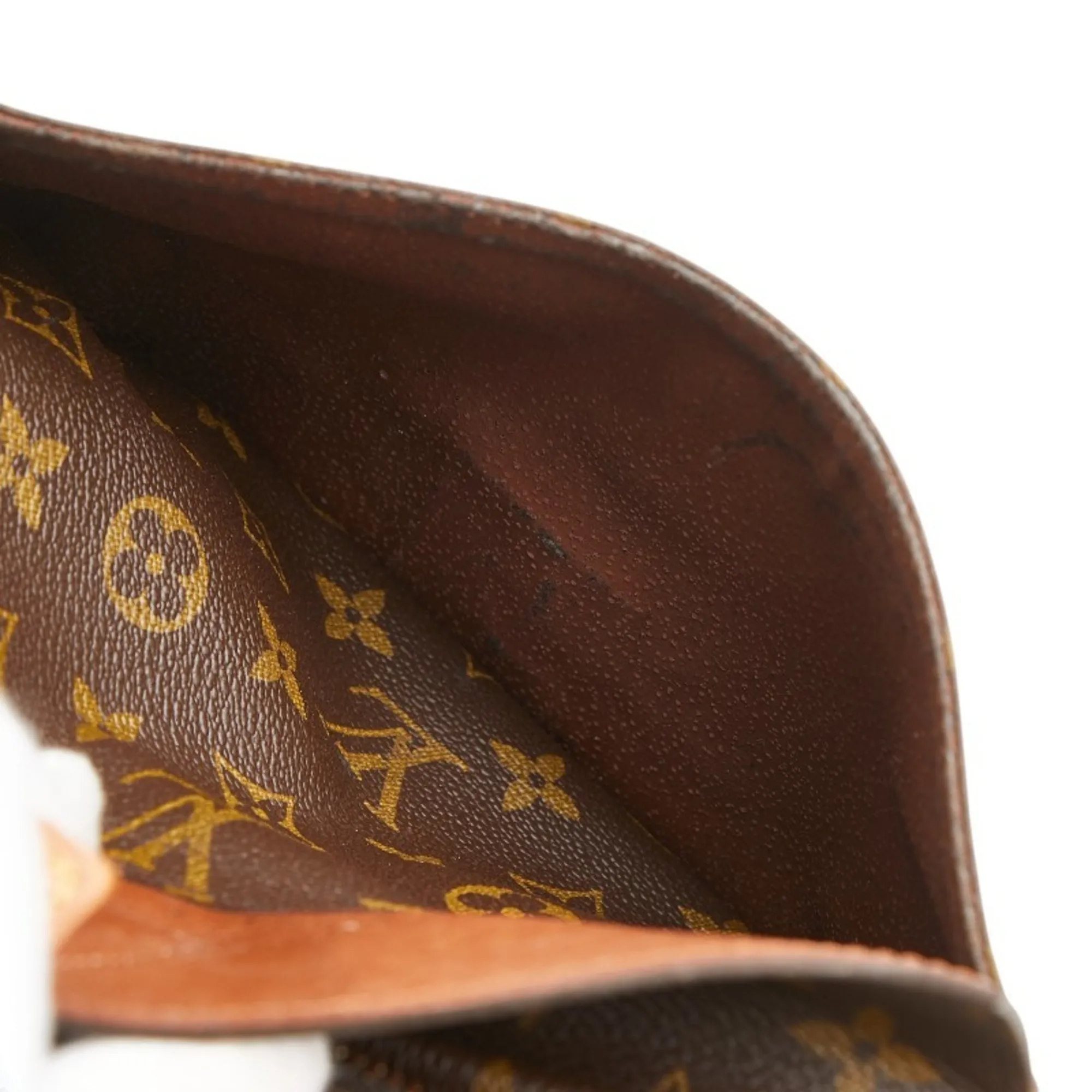 LOUIS VUITTON Brown Monogram Leather Shoulder Bag