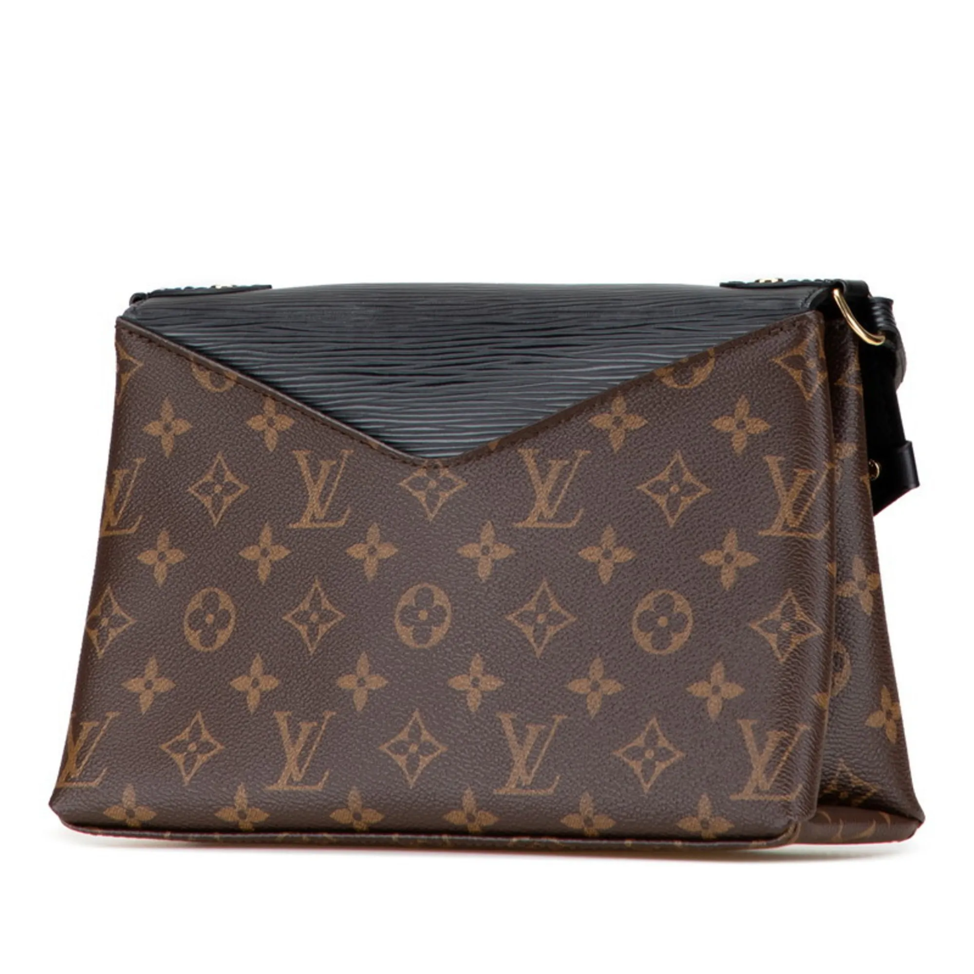 LOUIS VUITTON Brown Monogram Leather Shoulder Bag