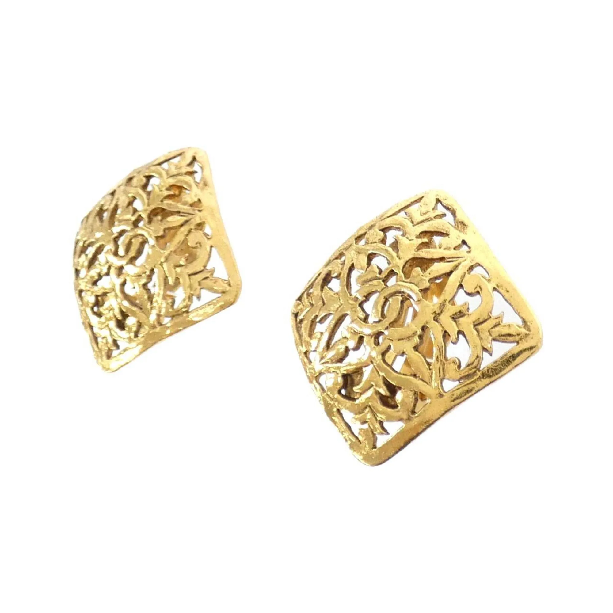 CHANEL Gold Earrings