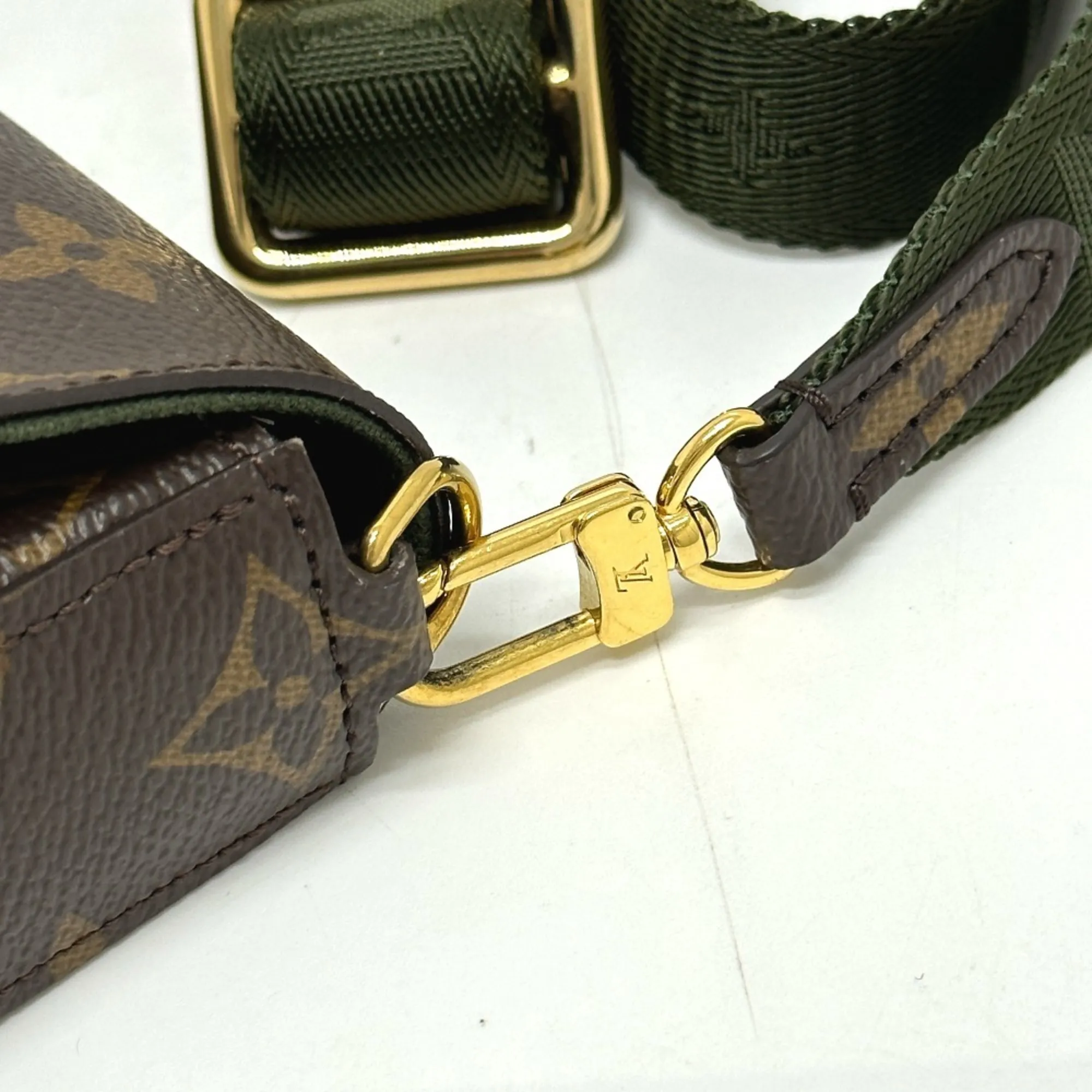 LOUIS VUITTON Brown Monogram Shoulder Bag