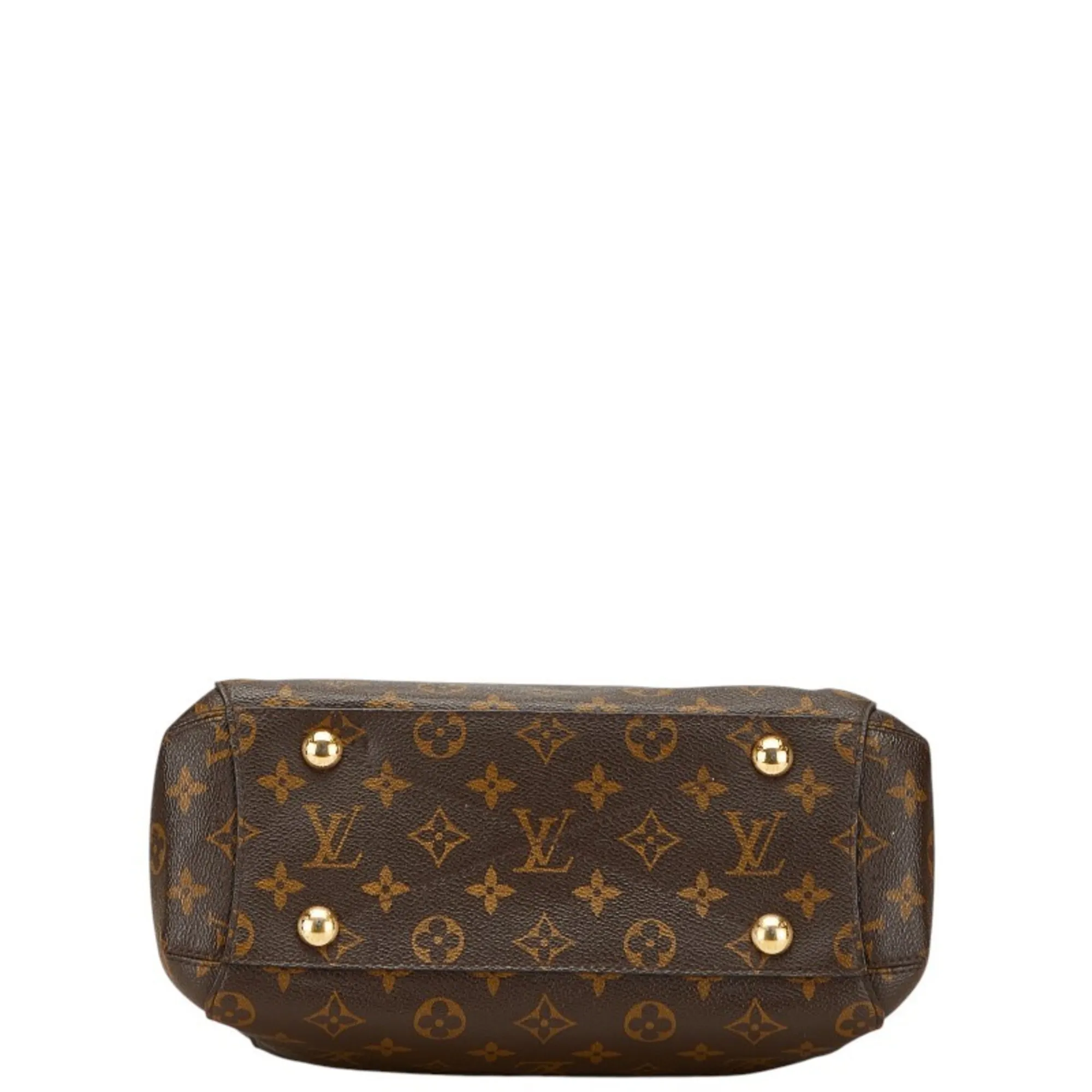 LOUIS VUITTON Brown Monogram Leather Shoulder Bag