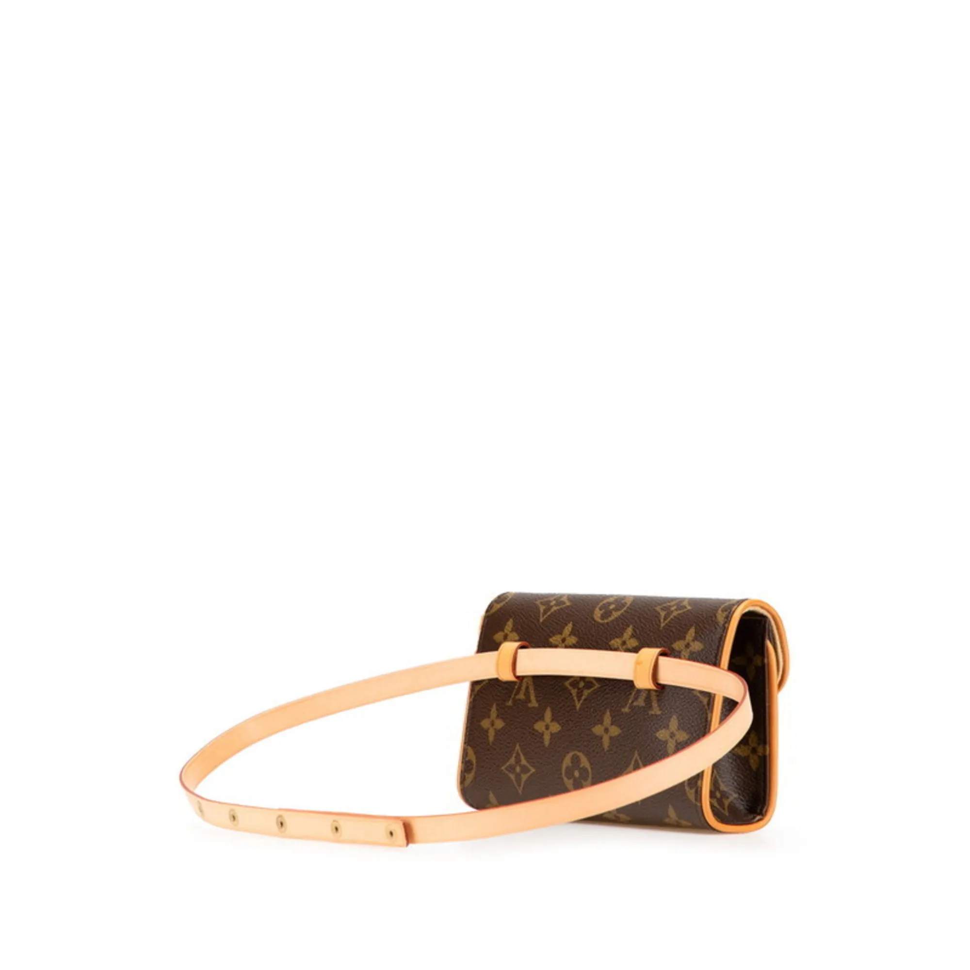 LOUIS VUITTON Brown Monogram Leather Fanny Pack