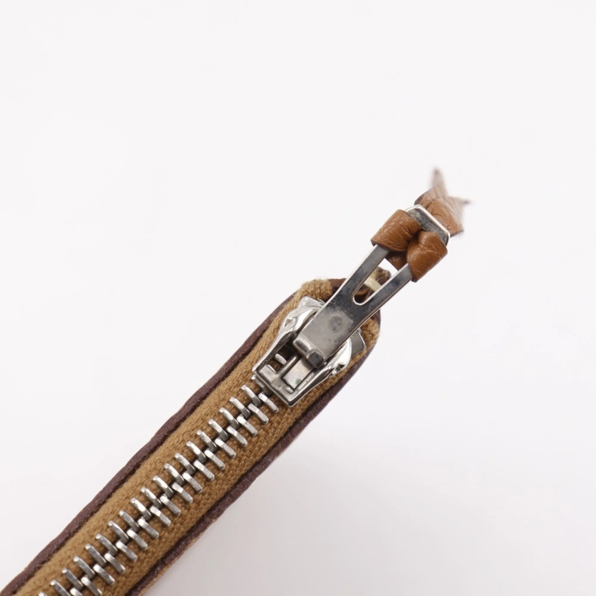 HERMES Brown Leather Wallet