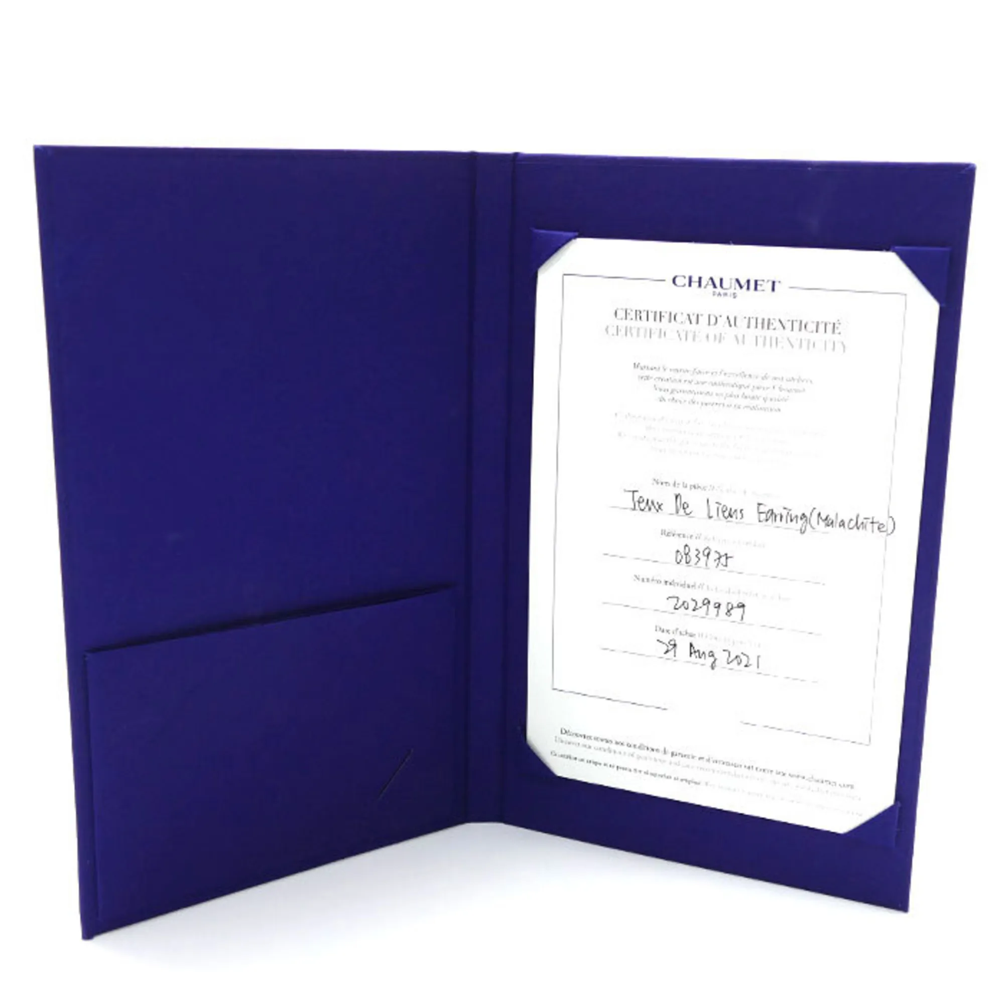 CHAUMET 18k Gold Diamond Earrings