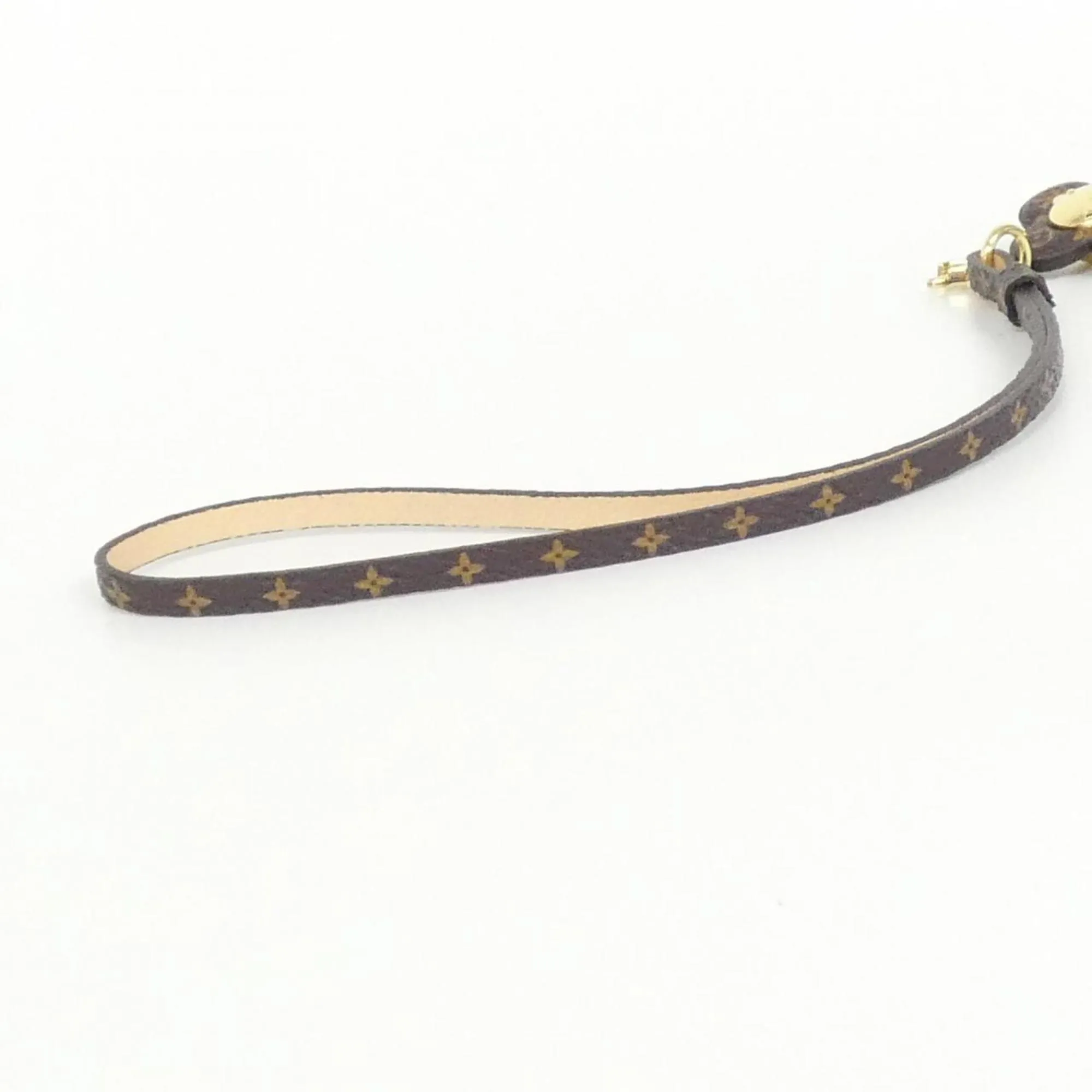 LOUIS VUITTON Brown Monogram Bag Charm