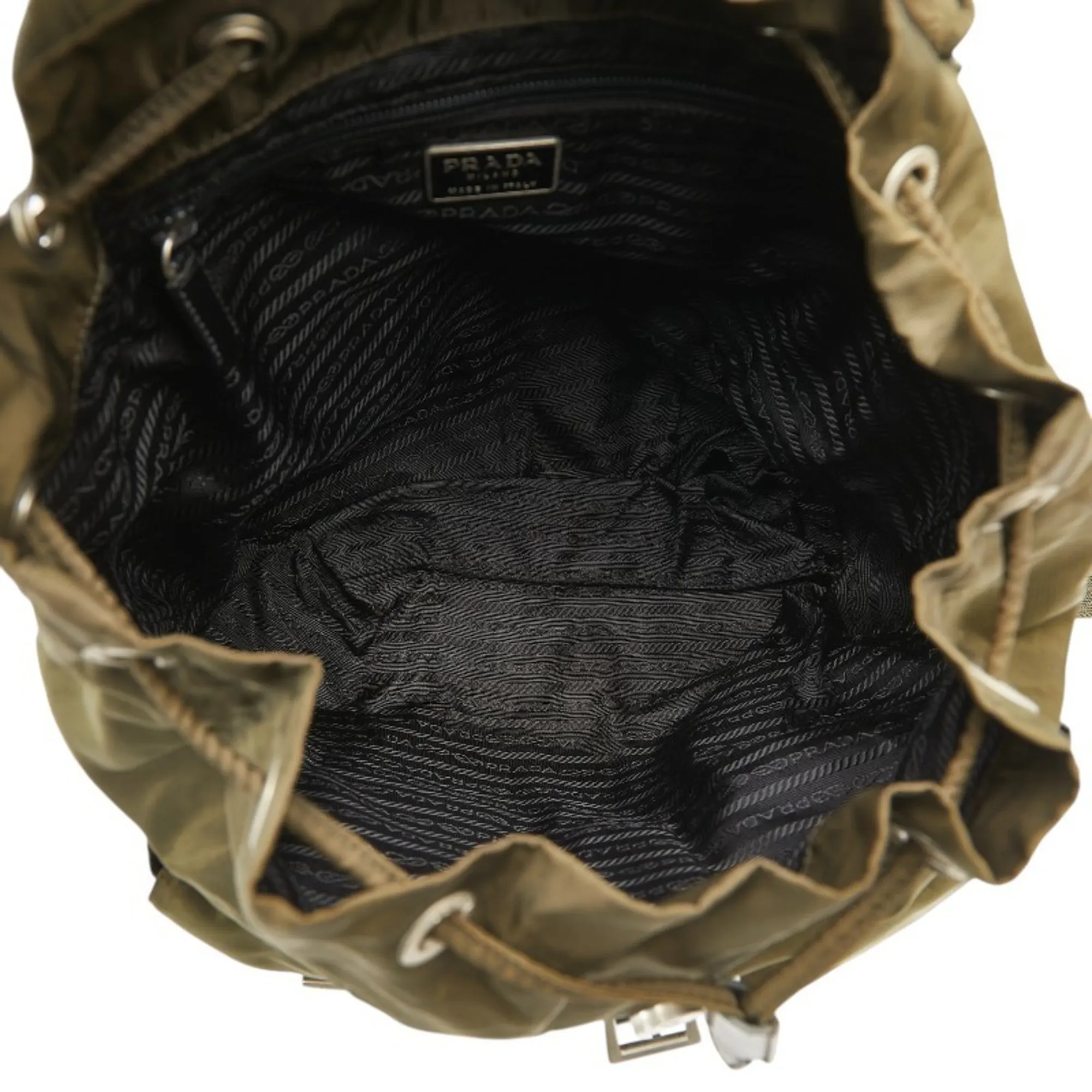 PRADA Black Leather Backpack