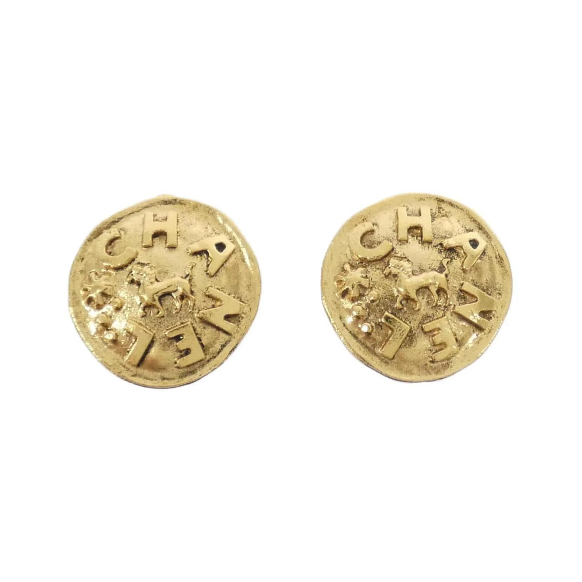 CHANEL Gold Earrings