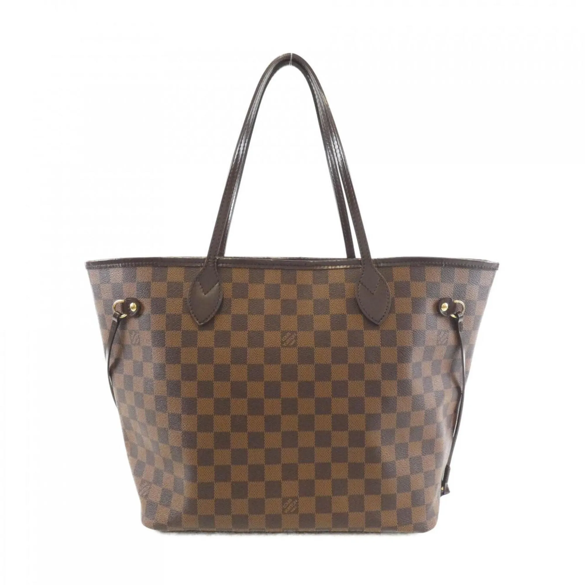LOUIS VUITTON Brown Damier Neverfull MM Bag