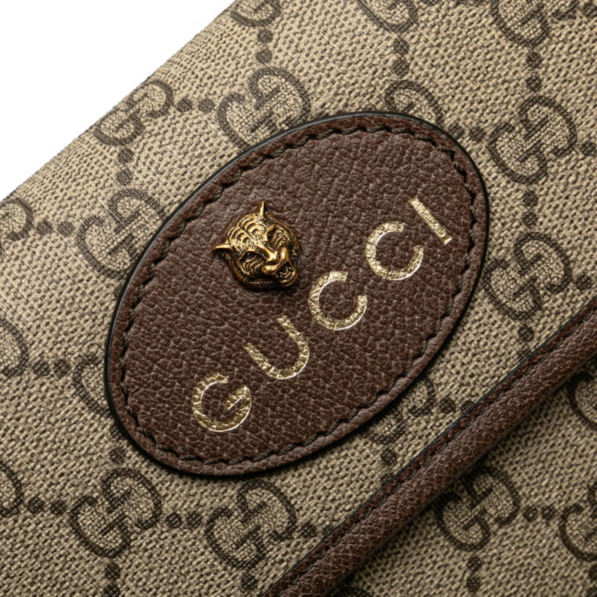 GUCCI Vintage Brown Leather Hobo Bag