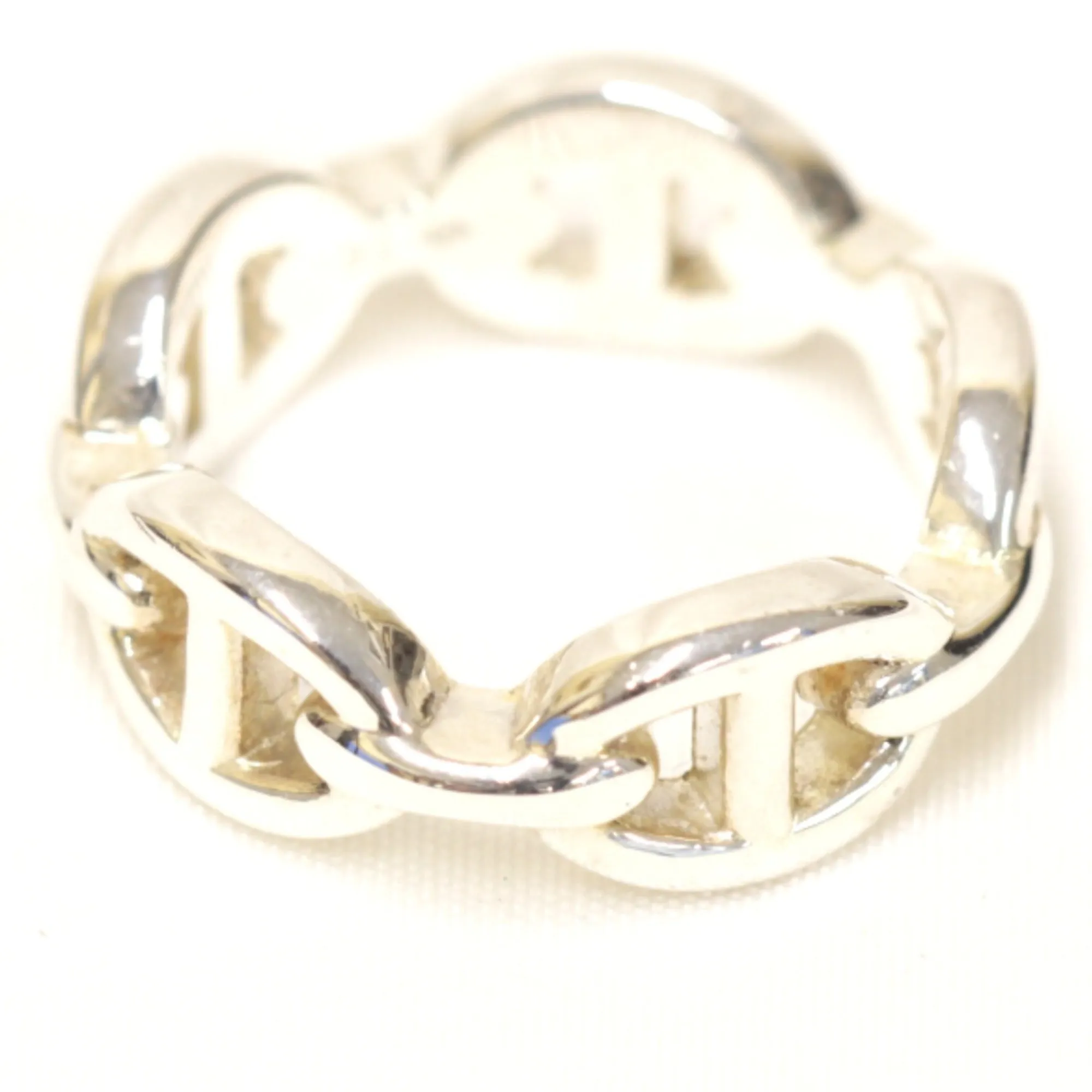 HERMES Silver Ring #51