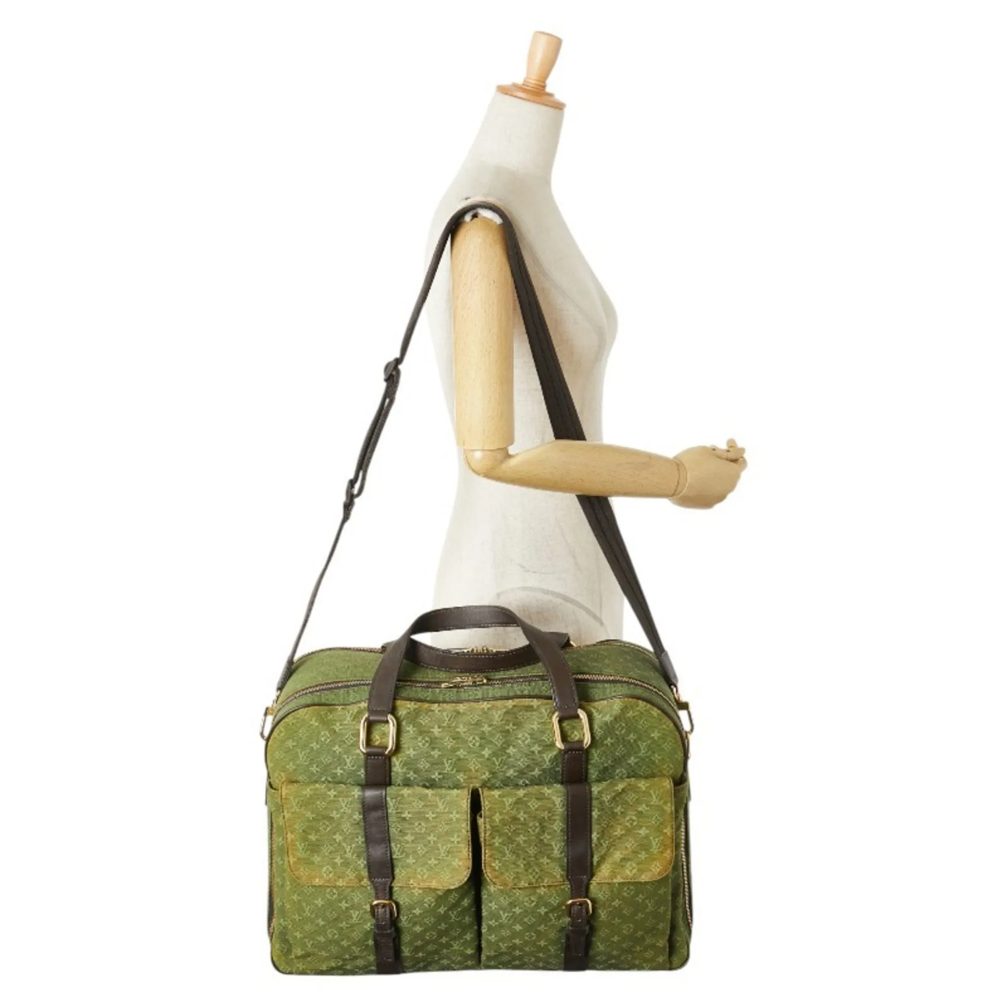 LOUIS VUITTON Brown Monogram Leather Shoulder Bag