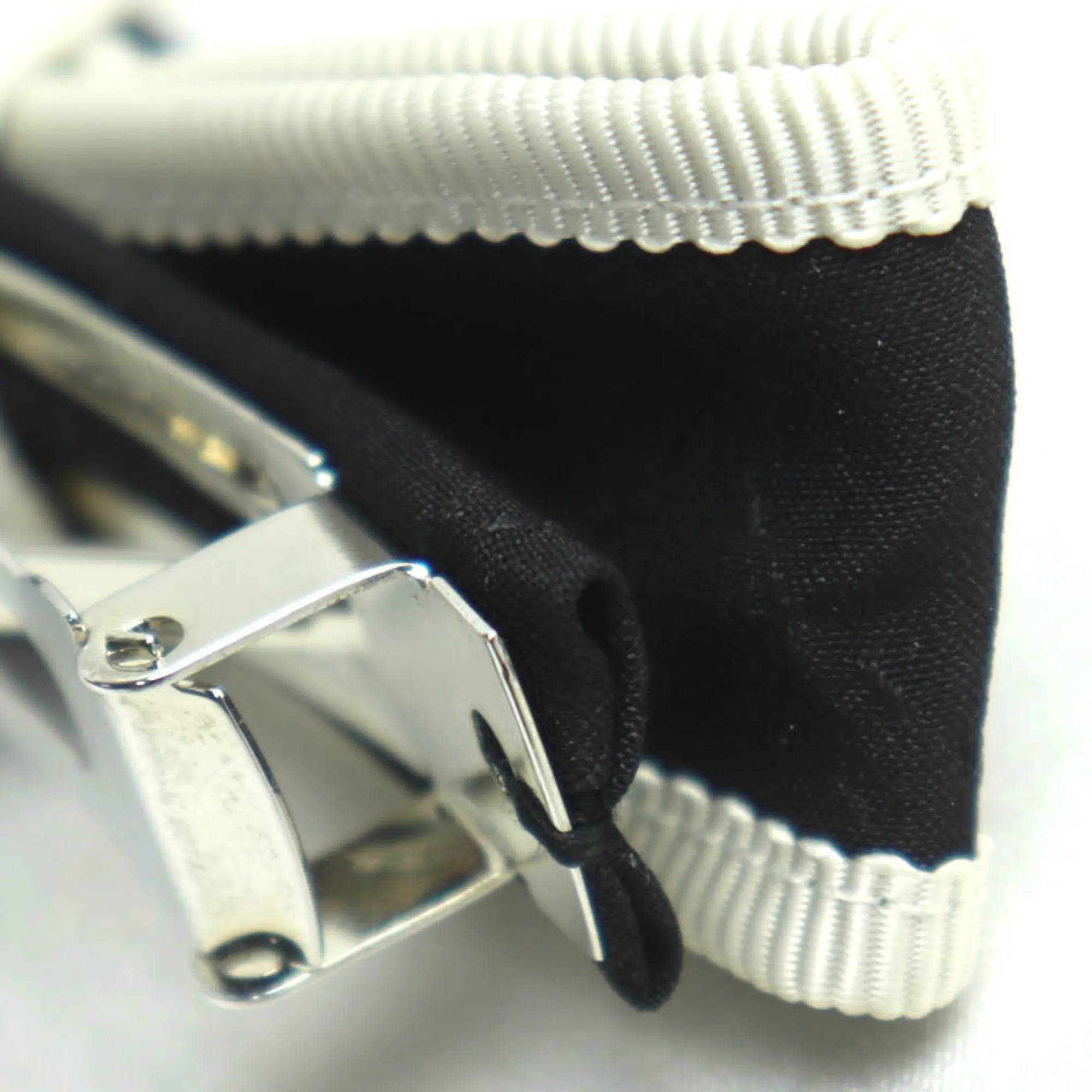 CHANEL Black Logo Barette