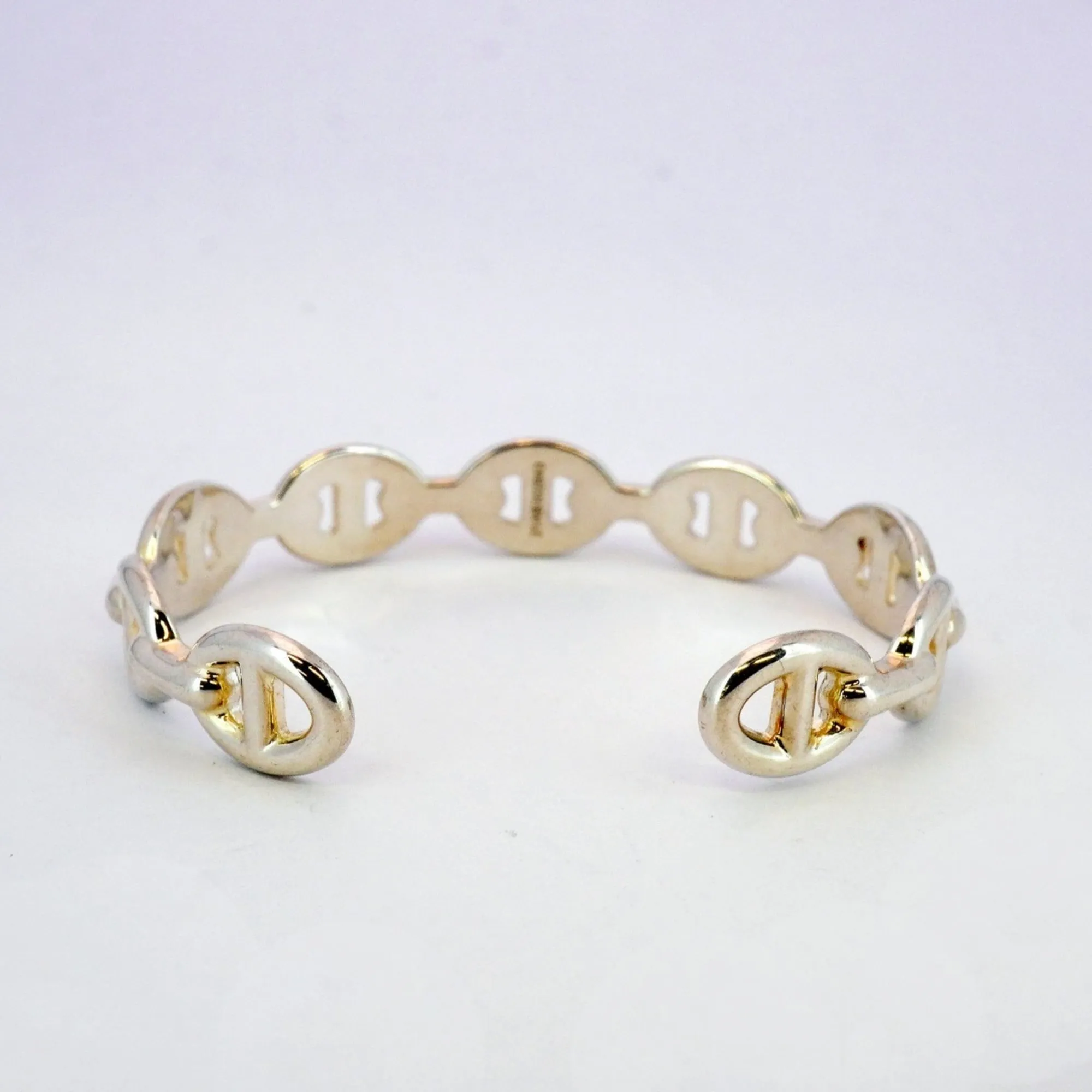 HERMES Silver Bracelet