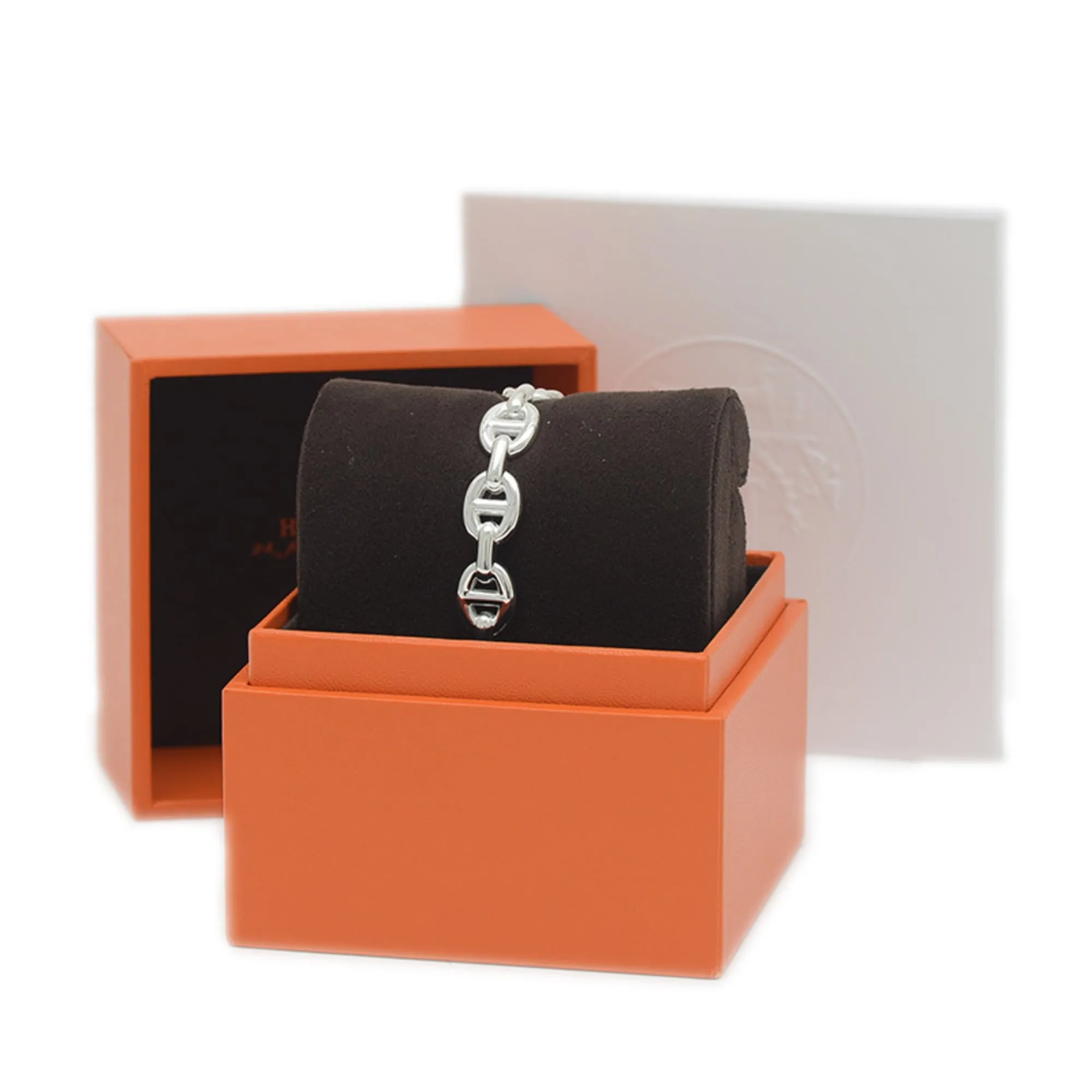 HERMES Silver Bracelet