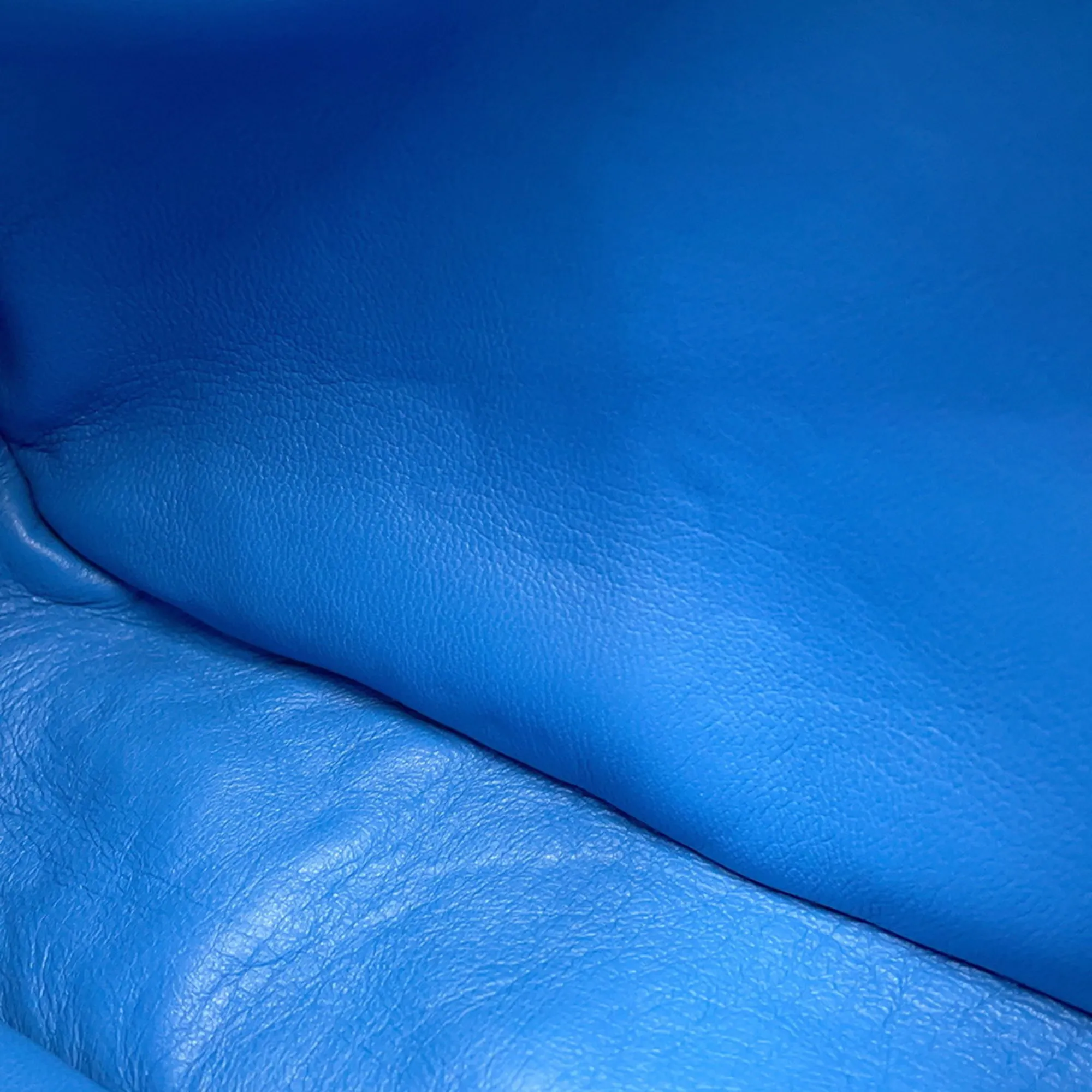 PRADA Blue Leather Shoulder Bag