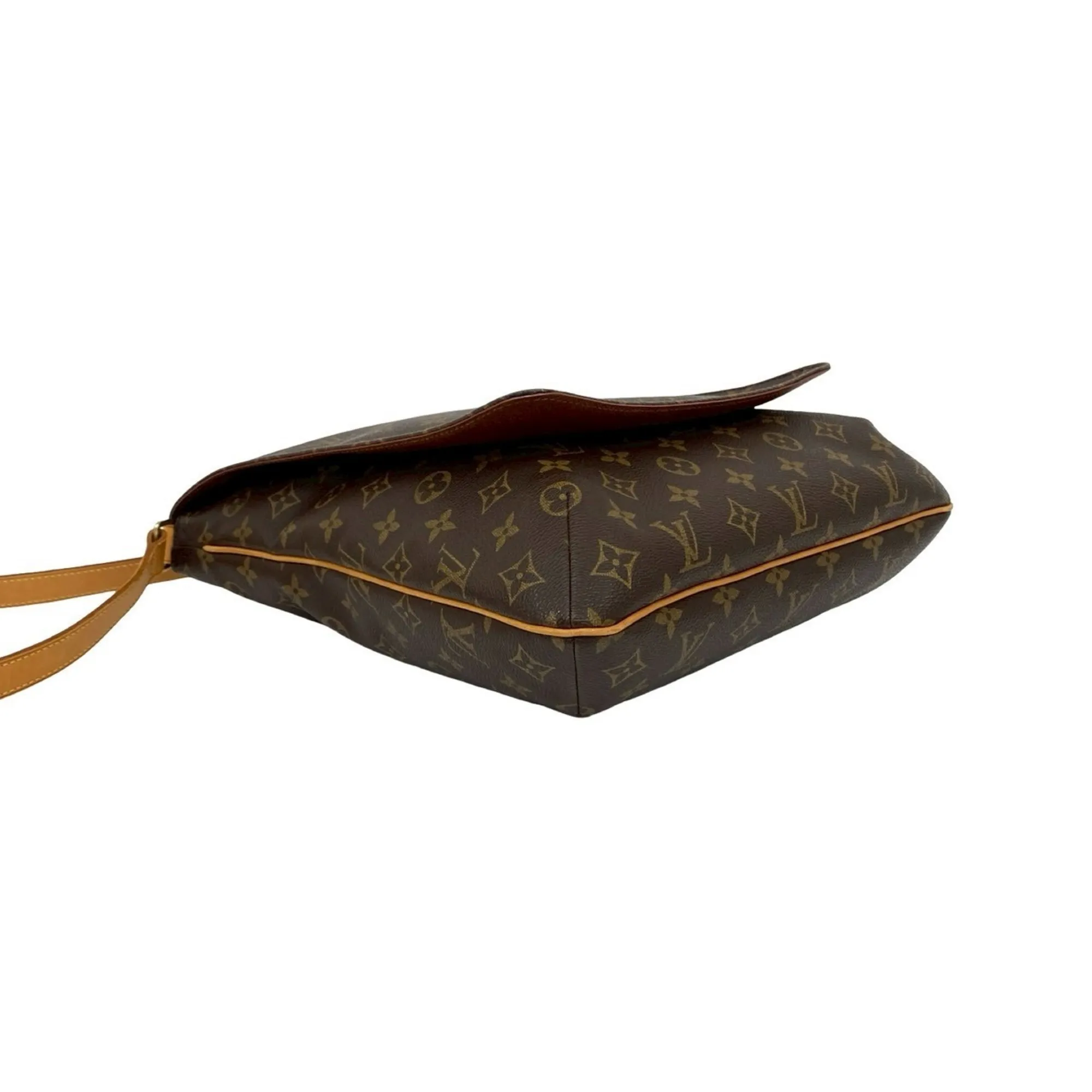 LOUIS VUITTON Brown Leather Shoulder Bag