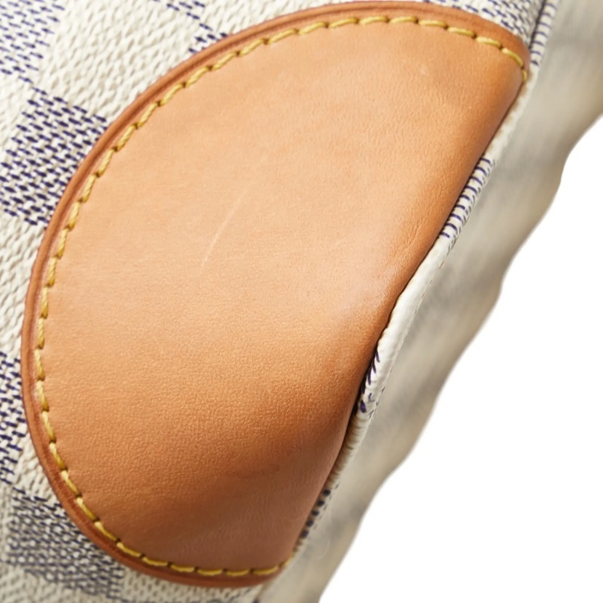 LOUIS VUITTON White Damier Leather Bag