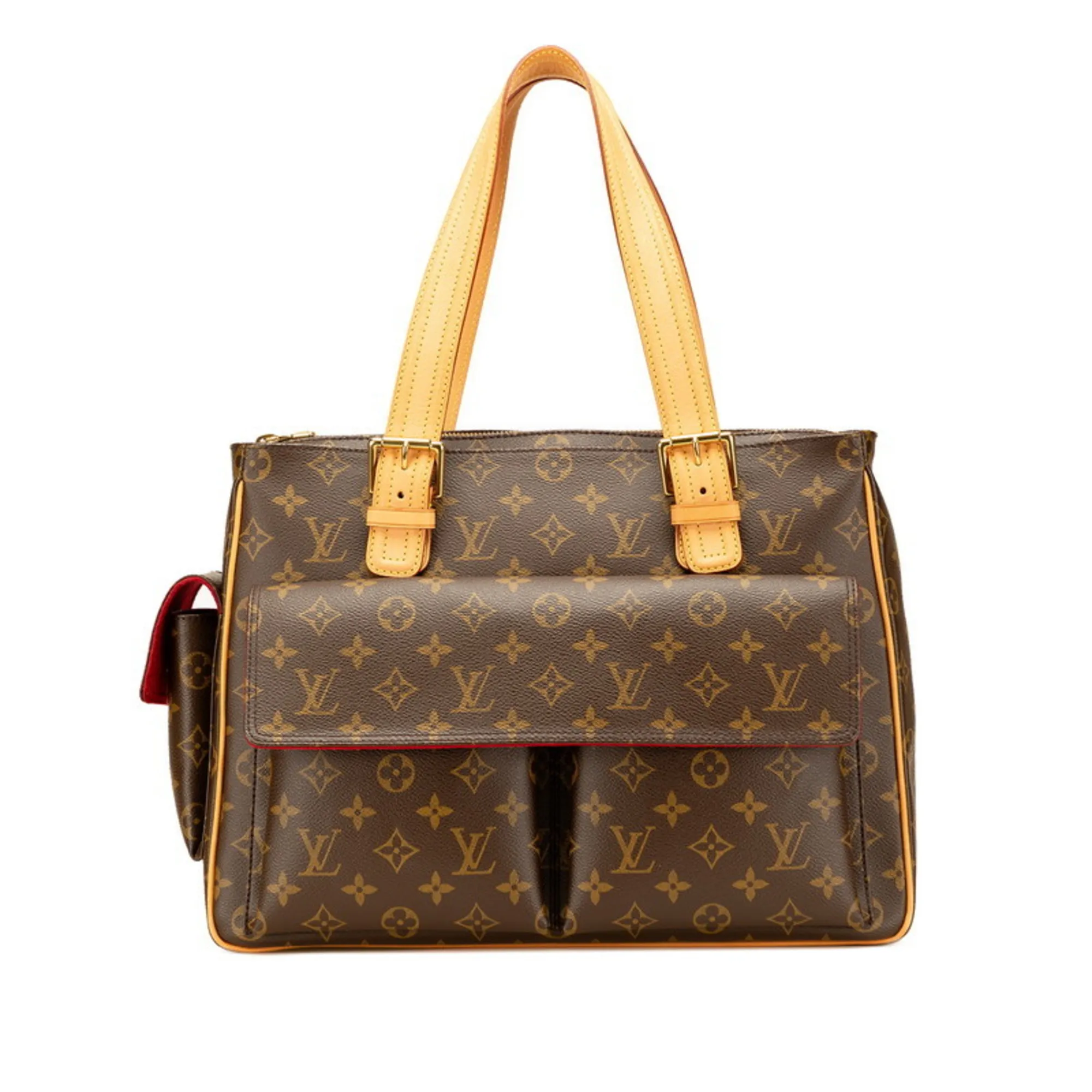 LOUIS VUITTON Brown Monogram Leather Shoulder Bag