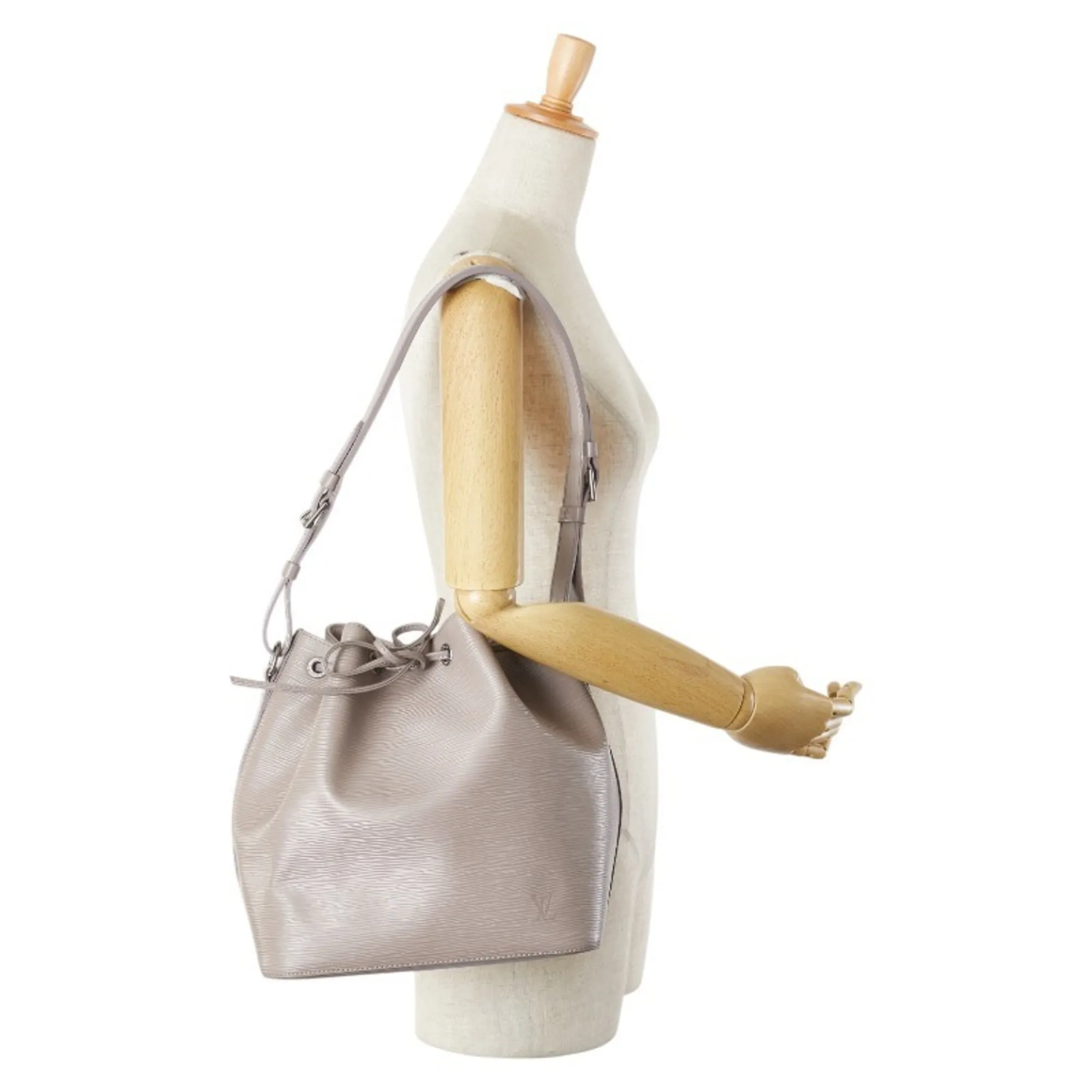 LOUIS VUITTON Purple Leather Shoulder Bag