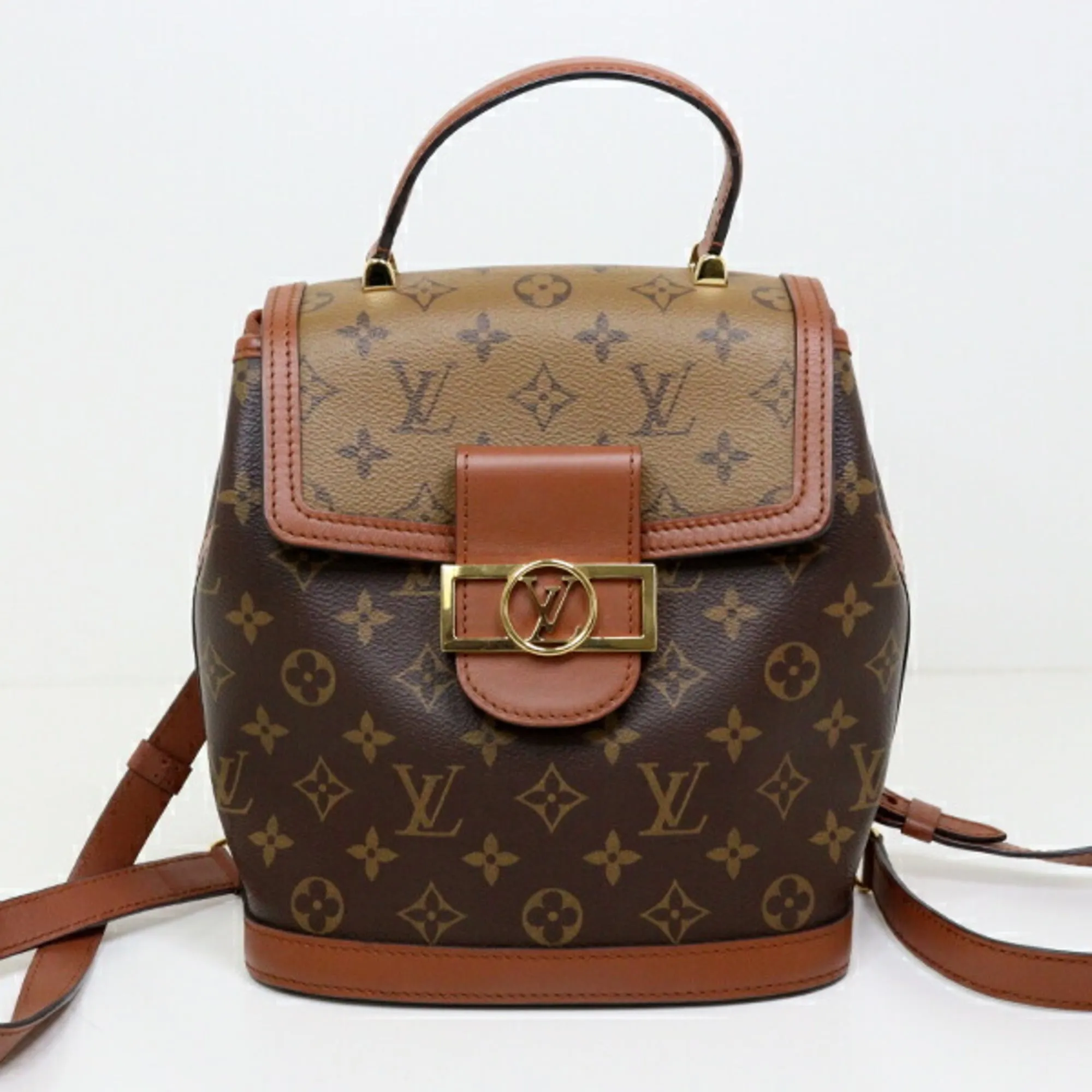 LOUIS VUITTON Brown Backpack