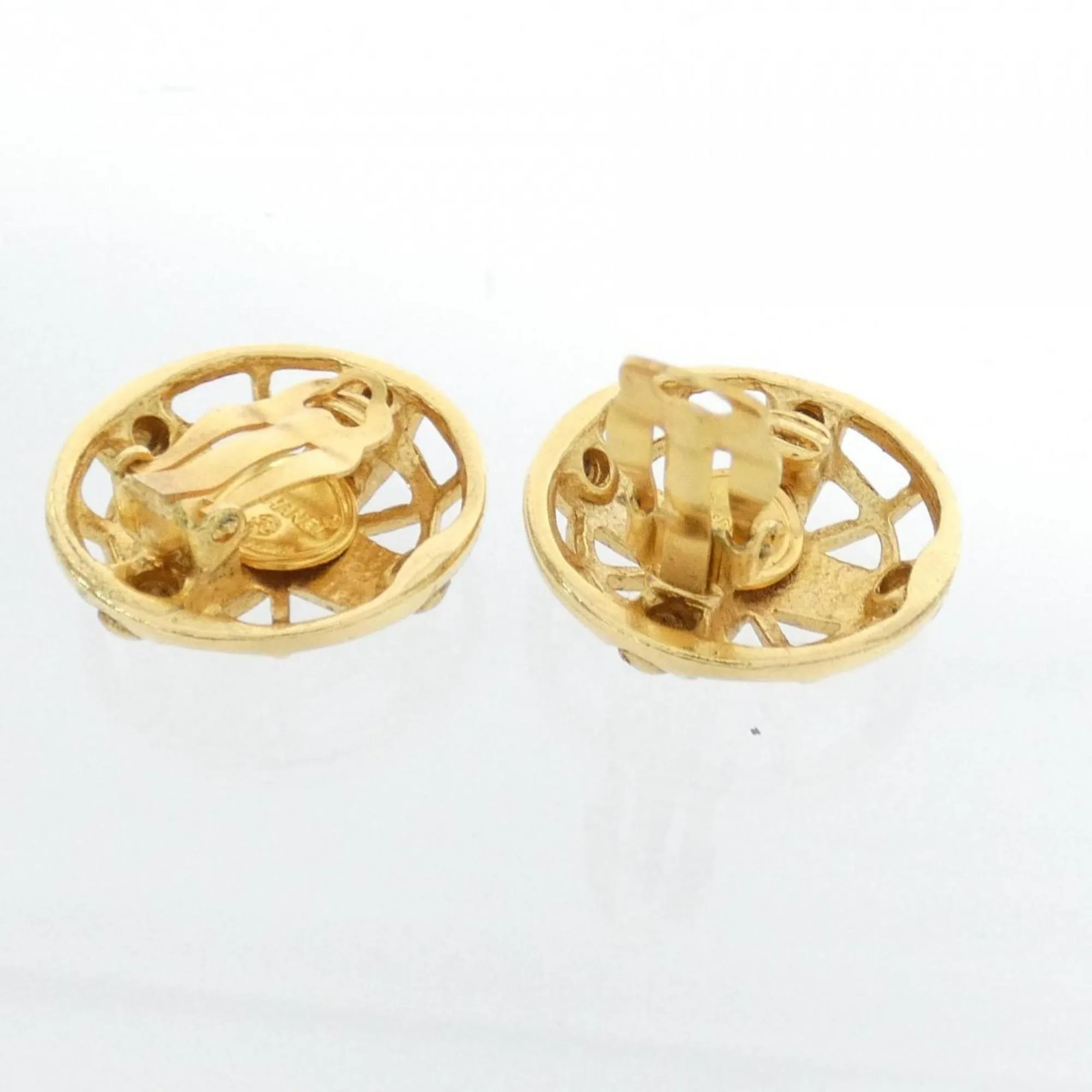 CHANEL Gold Earrings