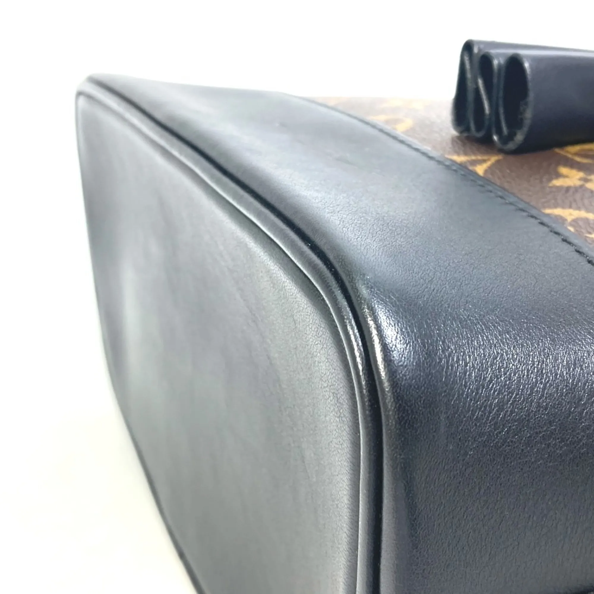 LOUIS VUITTON Black Monogram Shoulder Bag