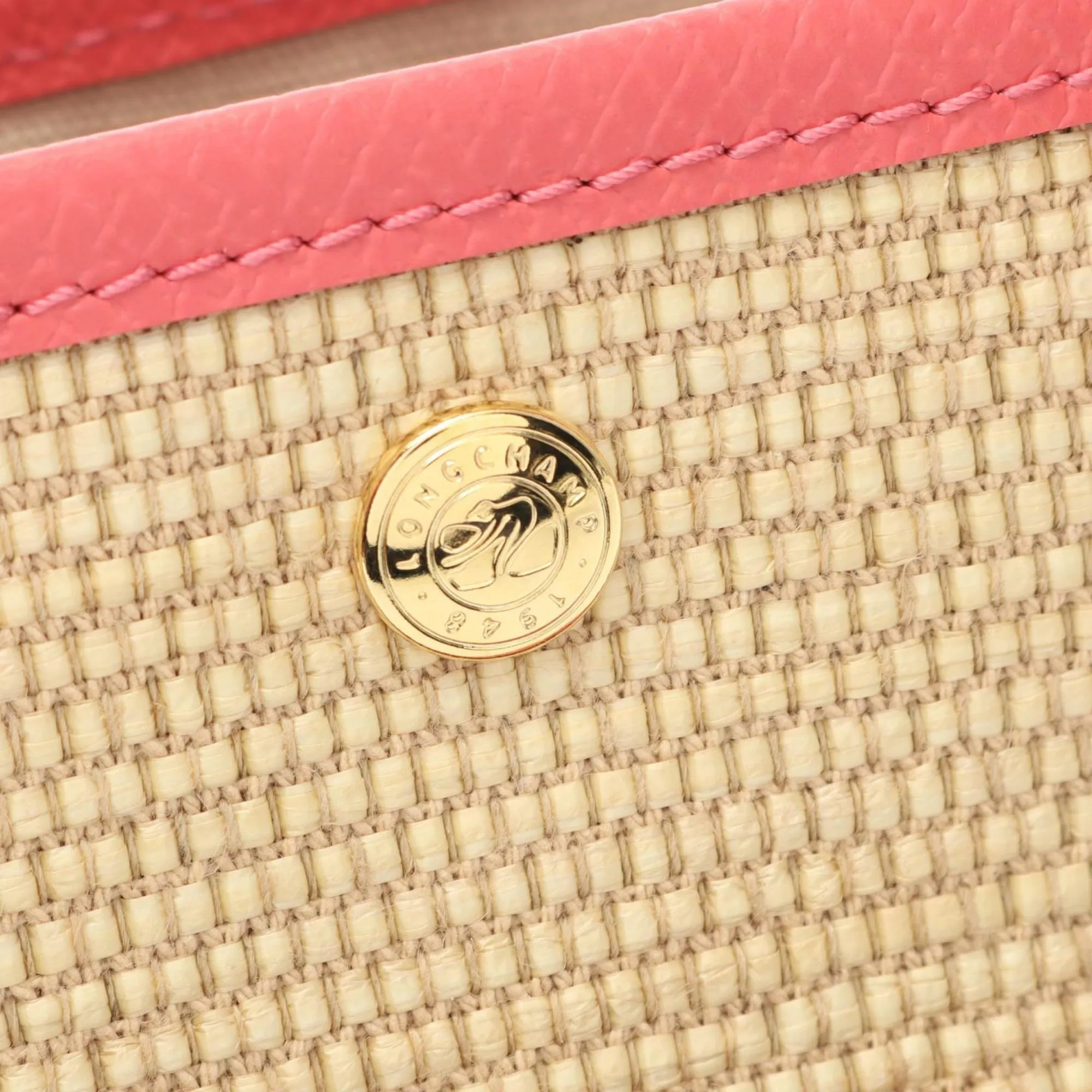 LONGCHAMP Beige Leather Bag